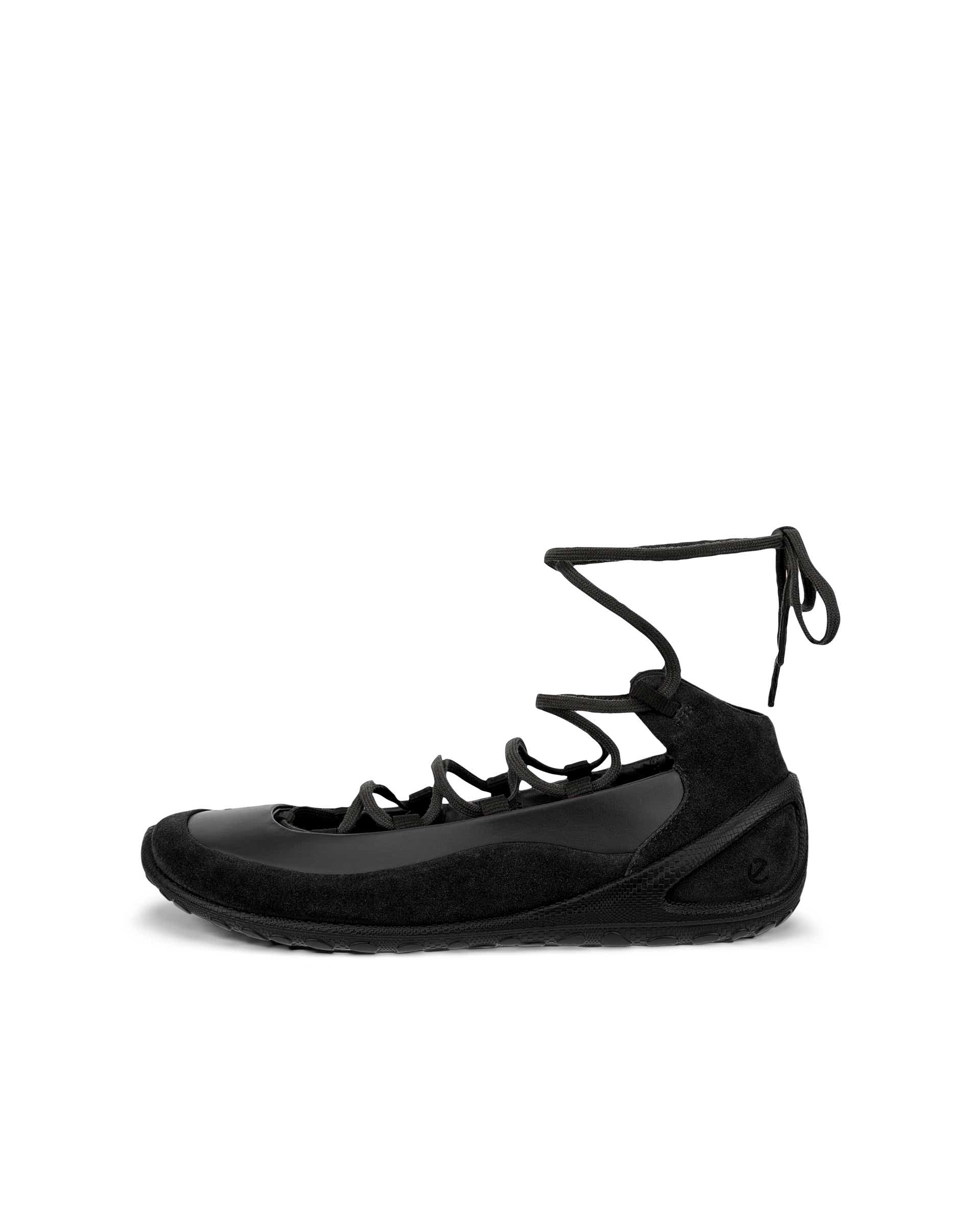 ECCO® BIOM LITE Damen Lederballerina - Schwarz - Outside