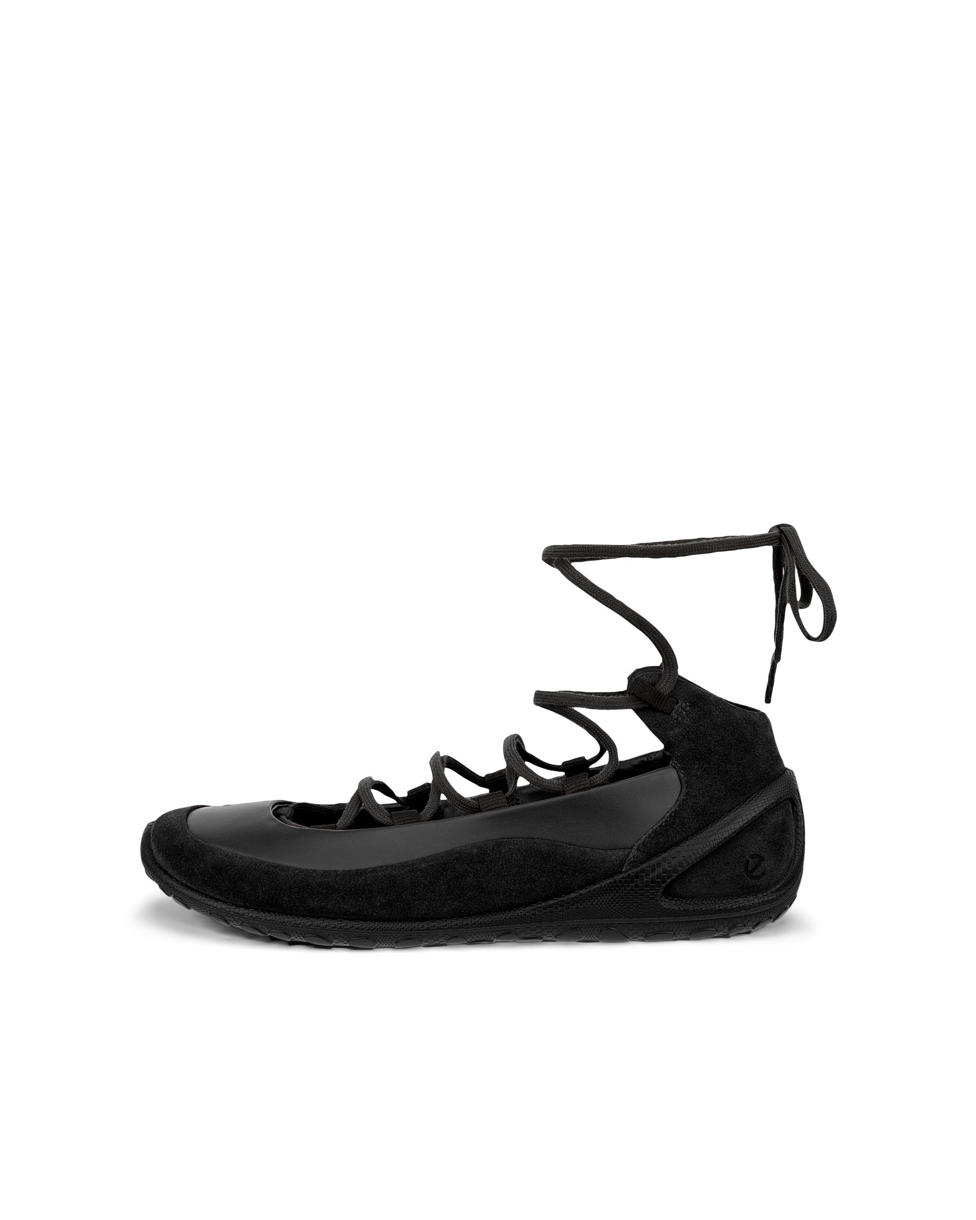 ECCO® BIOM LITE Damen Lederballerina - Schwarz - Outside