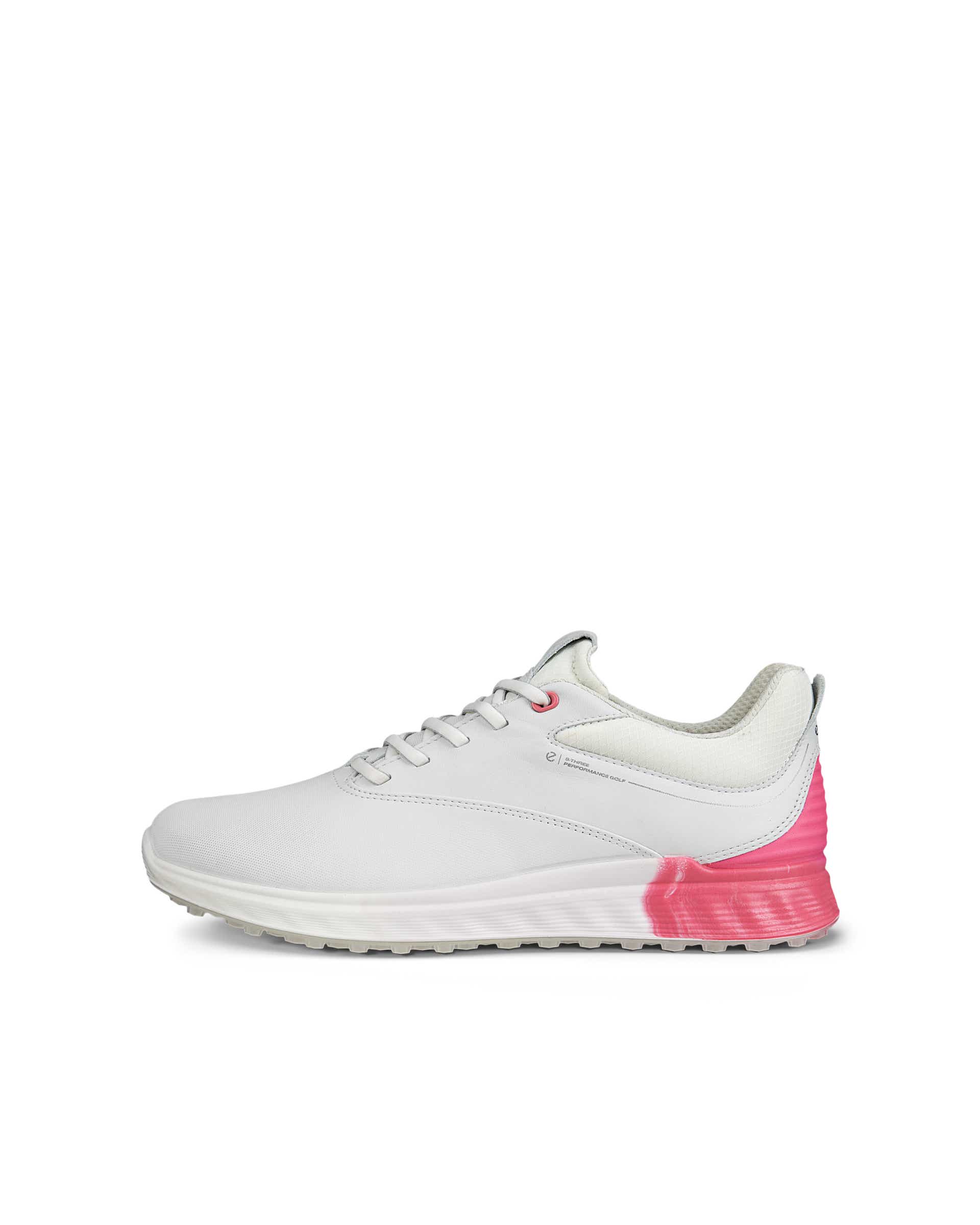 Ladies ECCO® Golf S-Three Leather Gore-Tex Shoe - White - Outside