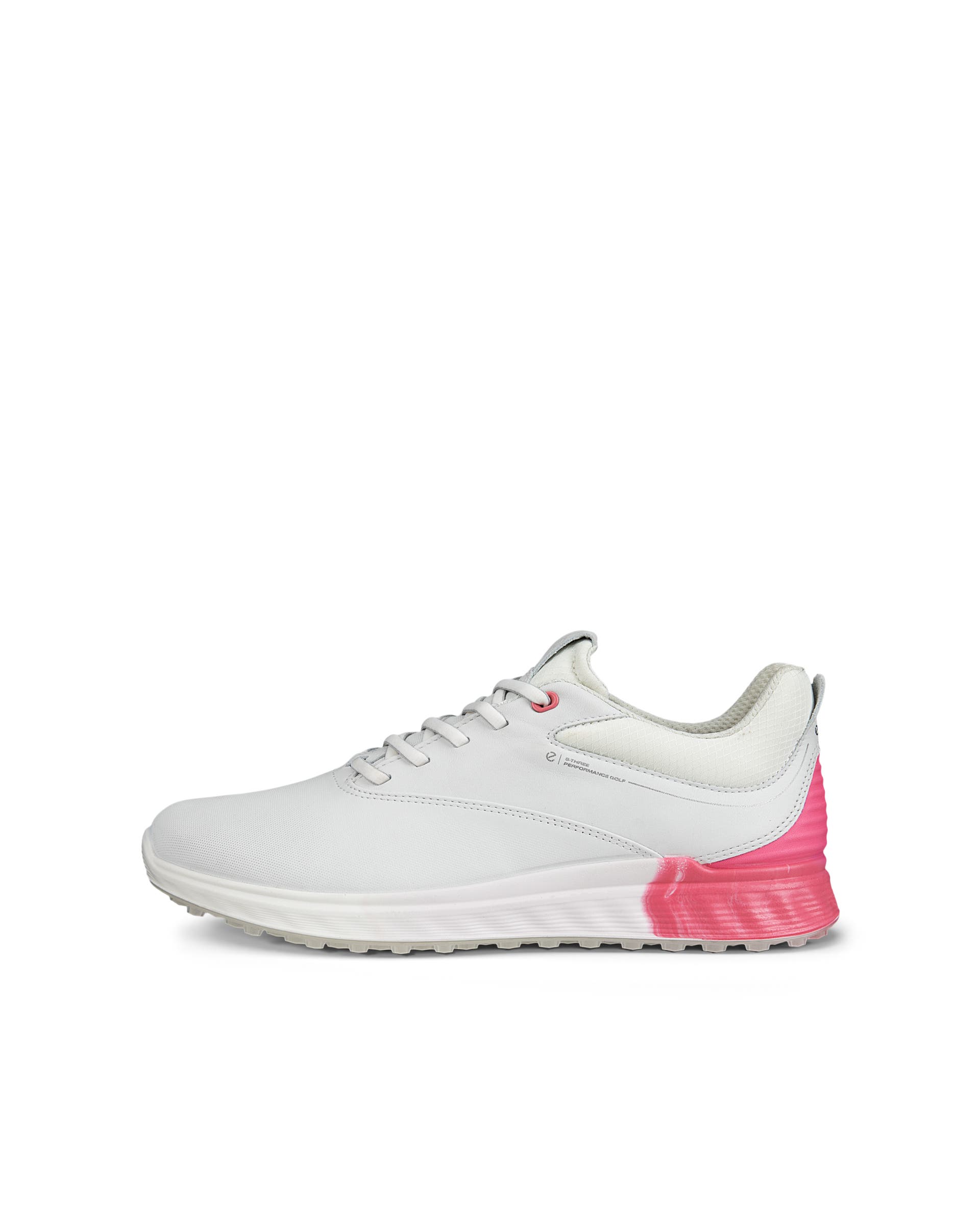 Ladies ECCO® Golf S-Three Leather Gore-Tex Shoe - White - Outside