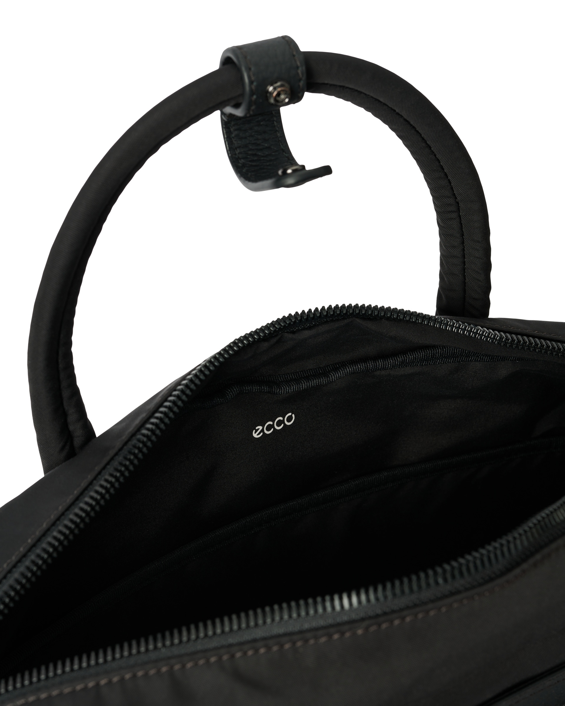 ECCO® Voyager kožna torba za prijenosno računalo - Crna - Inside