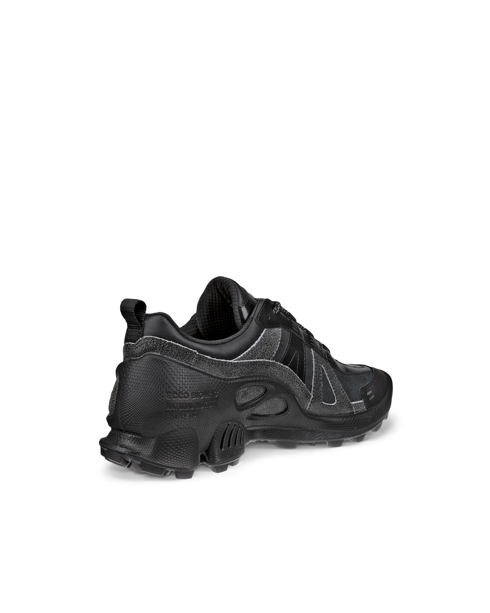 ECCO BIOM C Trail メンズ レザーアウトドアスニーカー - ブラック - Back