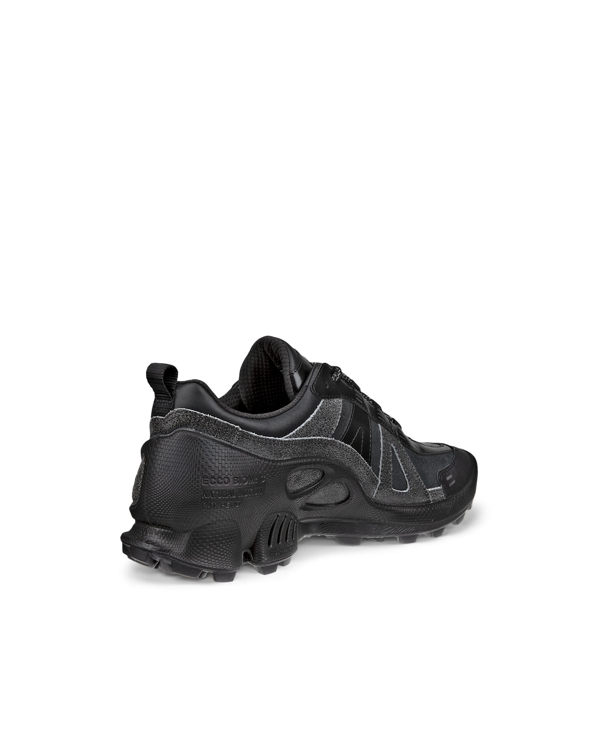 ECCO BIOM C Trail メンズ レザーアウトドアスニーカー - ブラック - Back