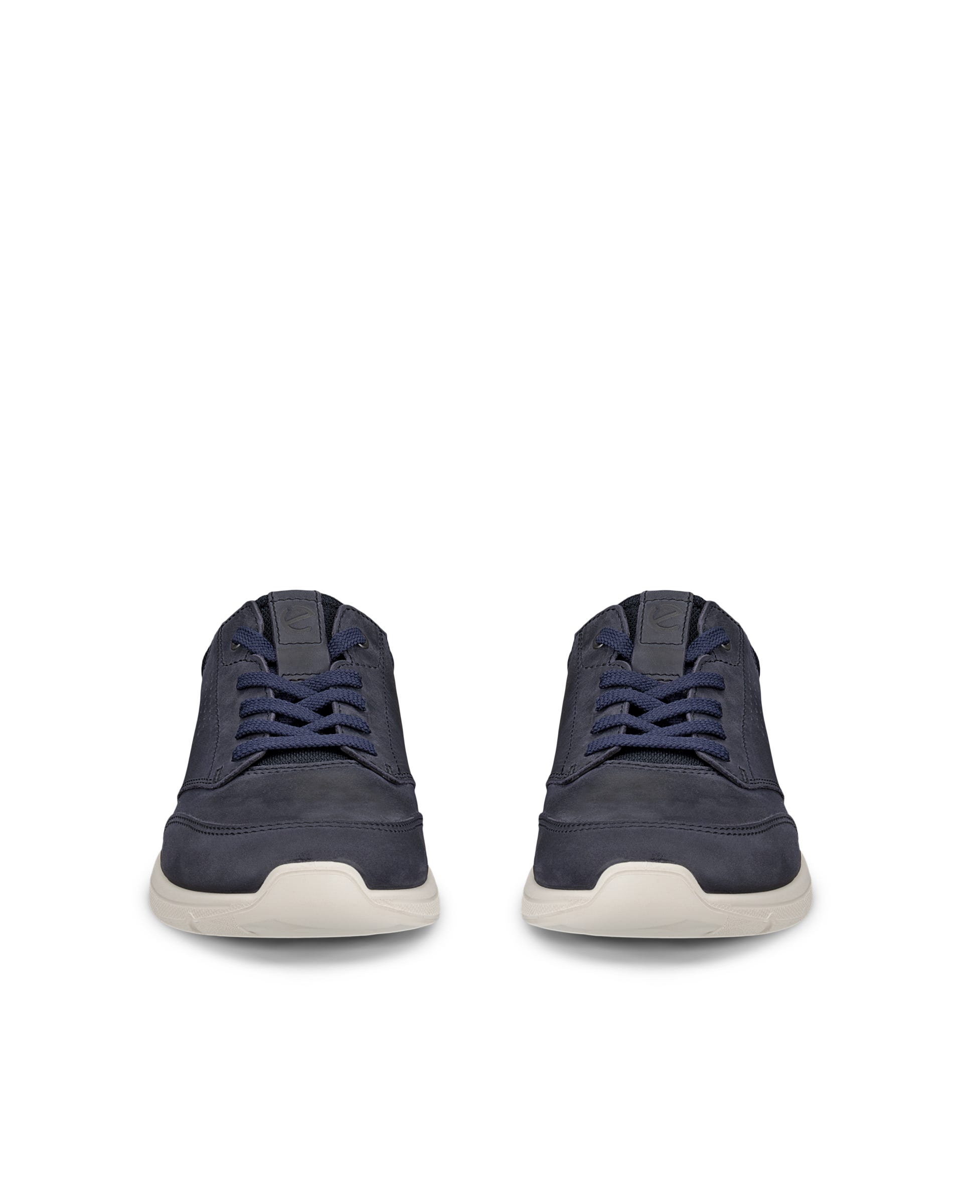 Męskie sznurowane buty z nubuku ECCO® IRVING - Niebieski - Outside