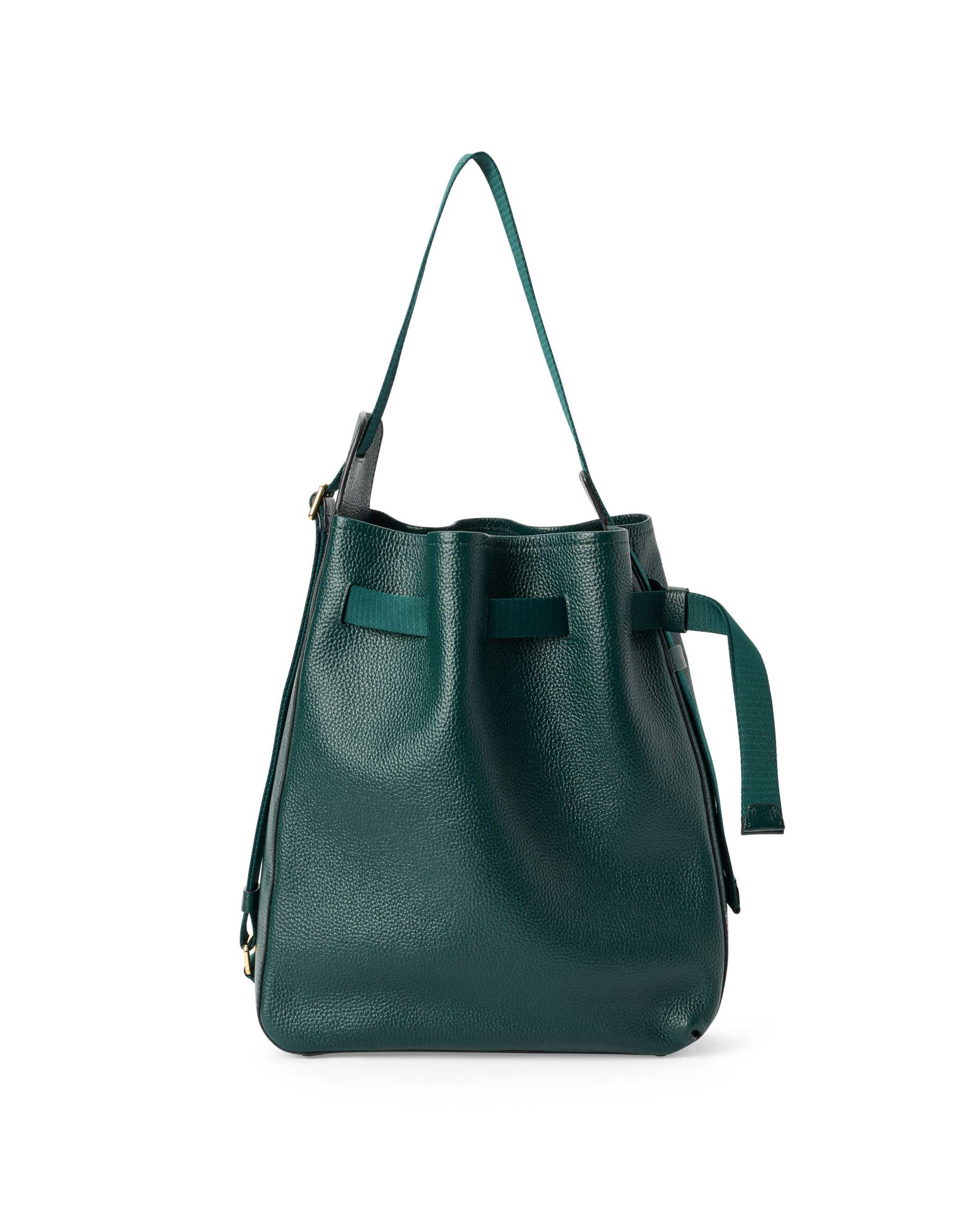ECCO® Sail Bag kožna torba hobo - Zelena - Main
