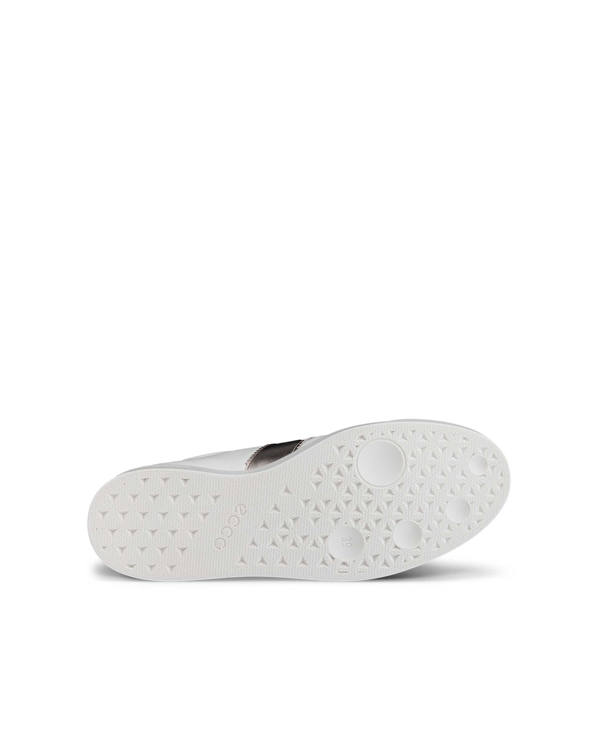 Women's ECCO® Street Lite Leather Sneaker - White - Sole