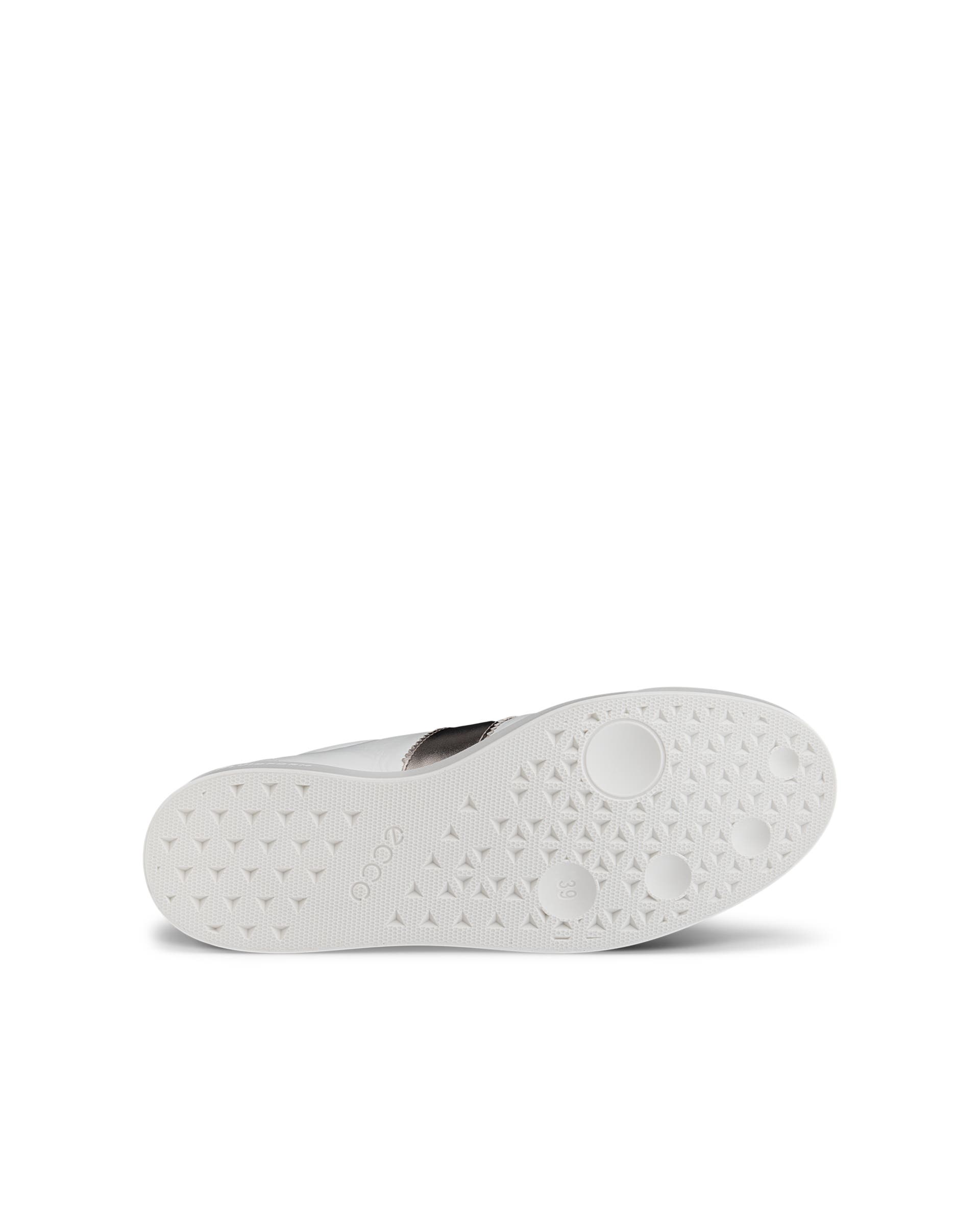 Women's ECCO® Street Lite Leather Sneaker - White - Sole