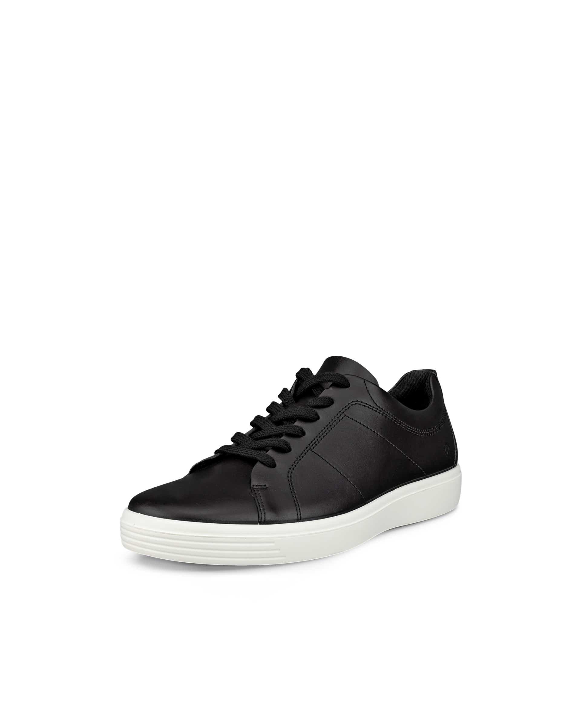 Zapatillas de piel ECCO® CLASSIC SNEAKER para hombre - Negro - Main