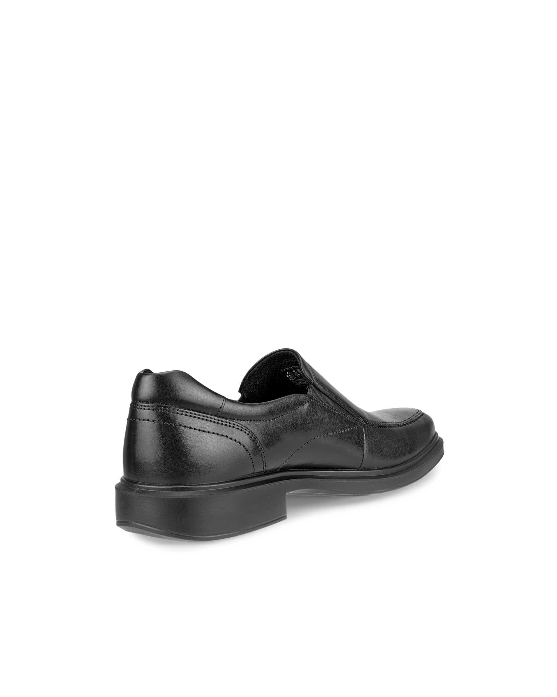 ECCO® Helsinki 2 chaussures habillée sans lacet en cuir pour homme - Noir - Back