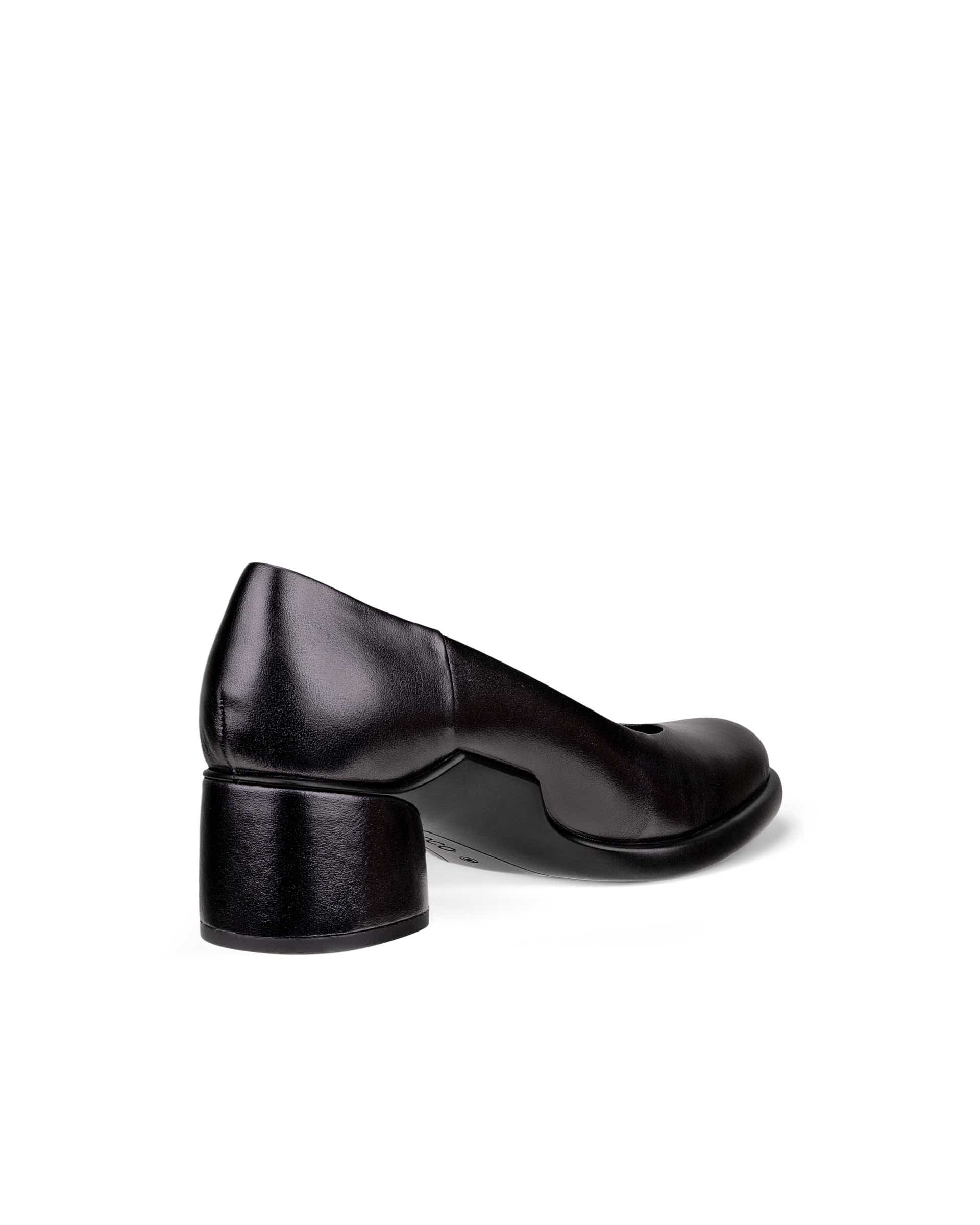 ECCO® SCULPTED LX 35 Damen Lederpumps mit Blockabsatz - Silber - Back