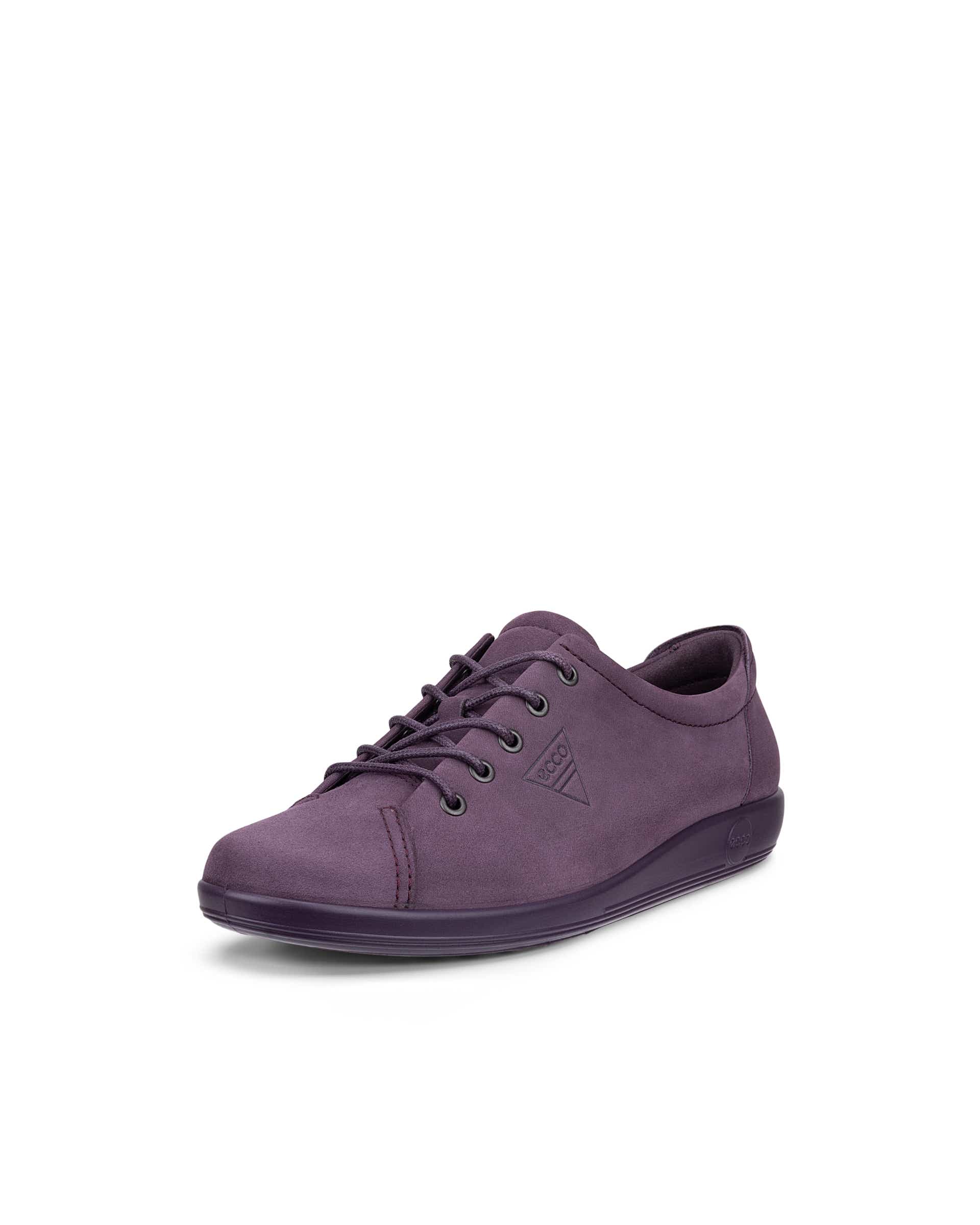 ECCO® SOFT 2.0 Damen Nubuk-Schnürschuh - Braun - Main