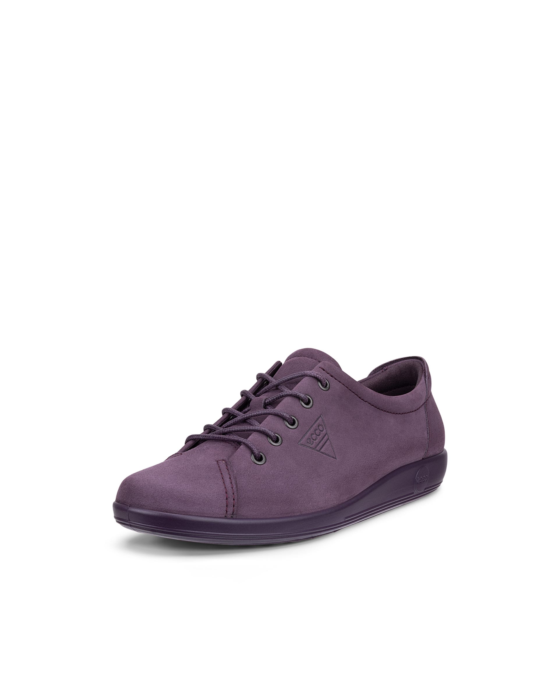 ECCO® SOFT 2.0 Damen Nubuk-Schnürschuh - Braun - Main