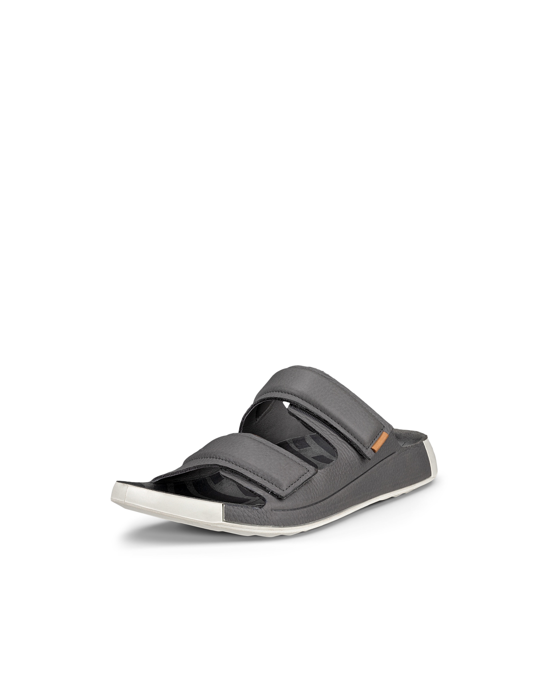 ECCO Cozmo Sandal 60 メンズ レザー2ストラップサンダル - グレー - Main