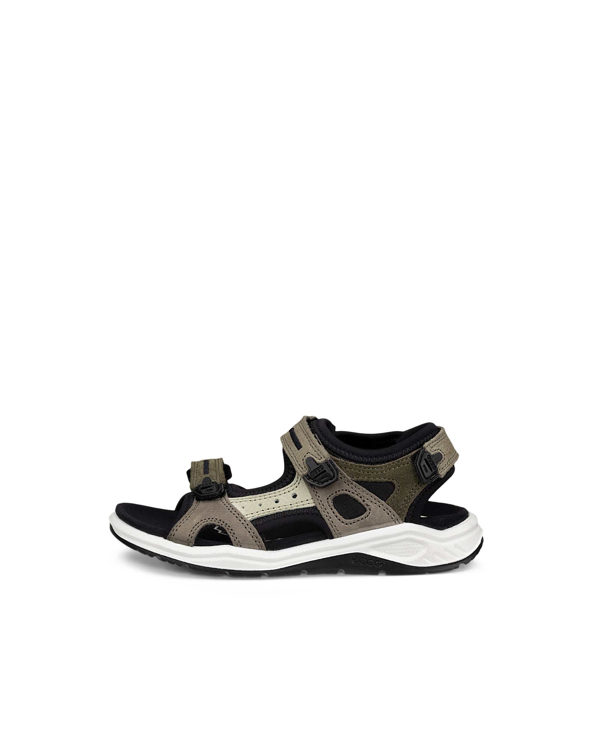 Dziecięce nubukowe sandały outdoor ECCO® X-TRINSIC - Zielony - Outside