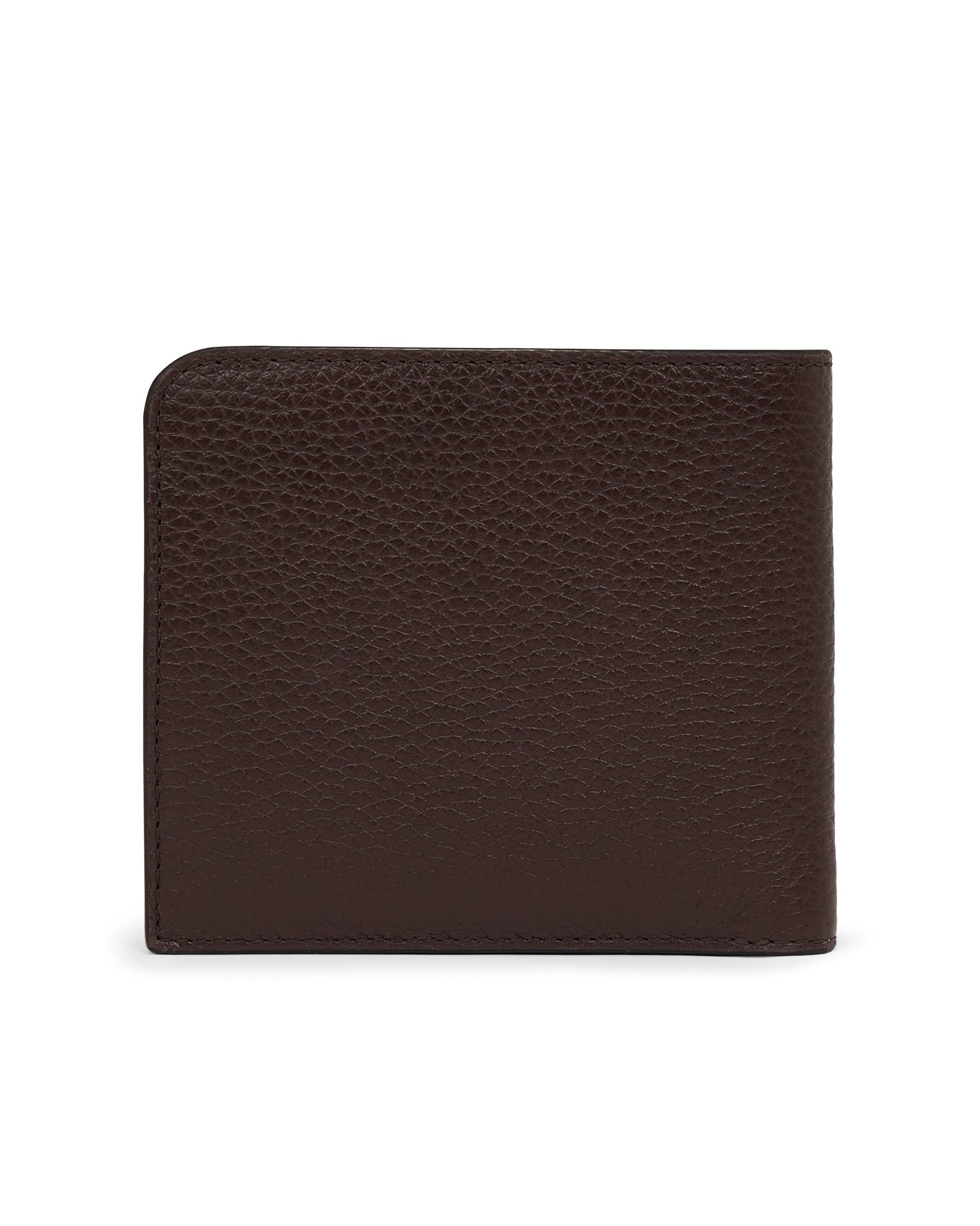 ECCO® Wallet Formal Billfold Small Leather Wallet - Brown - Back