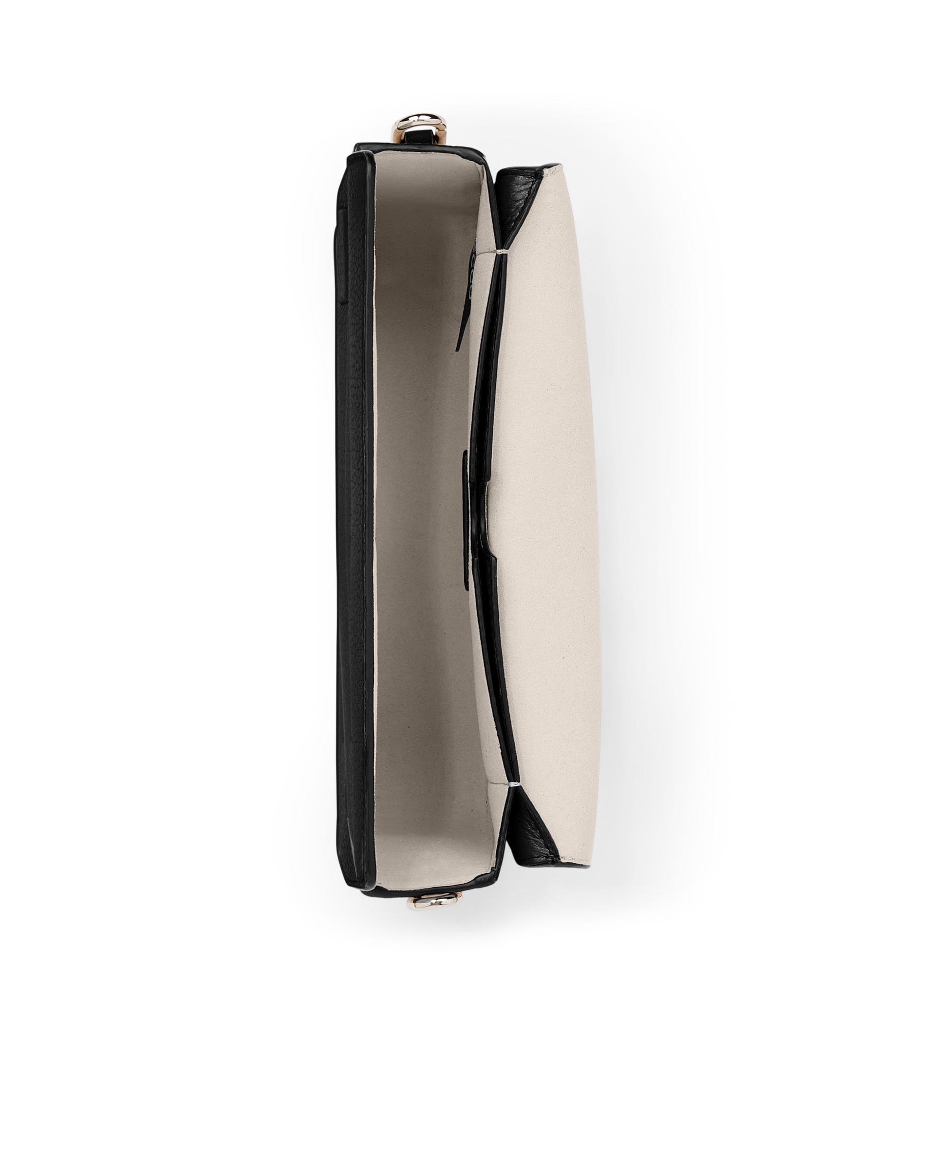 ECCO® Textureblock Leather Crossbody Bag - Black - Birdeye