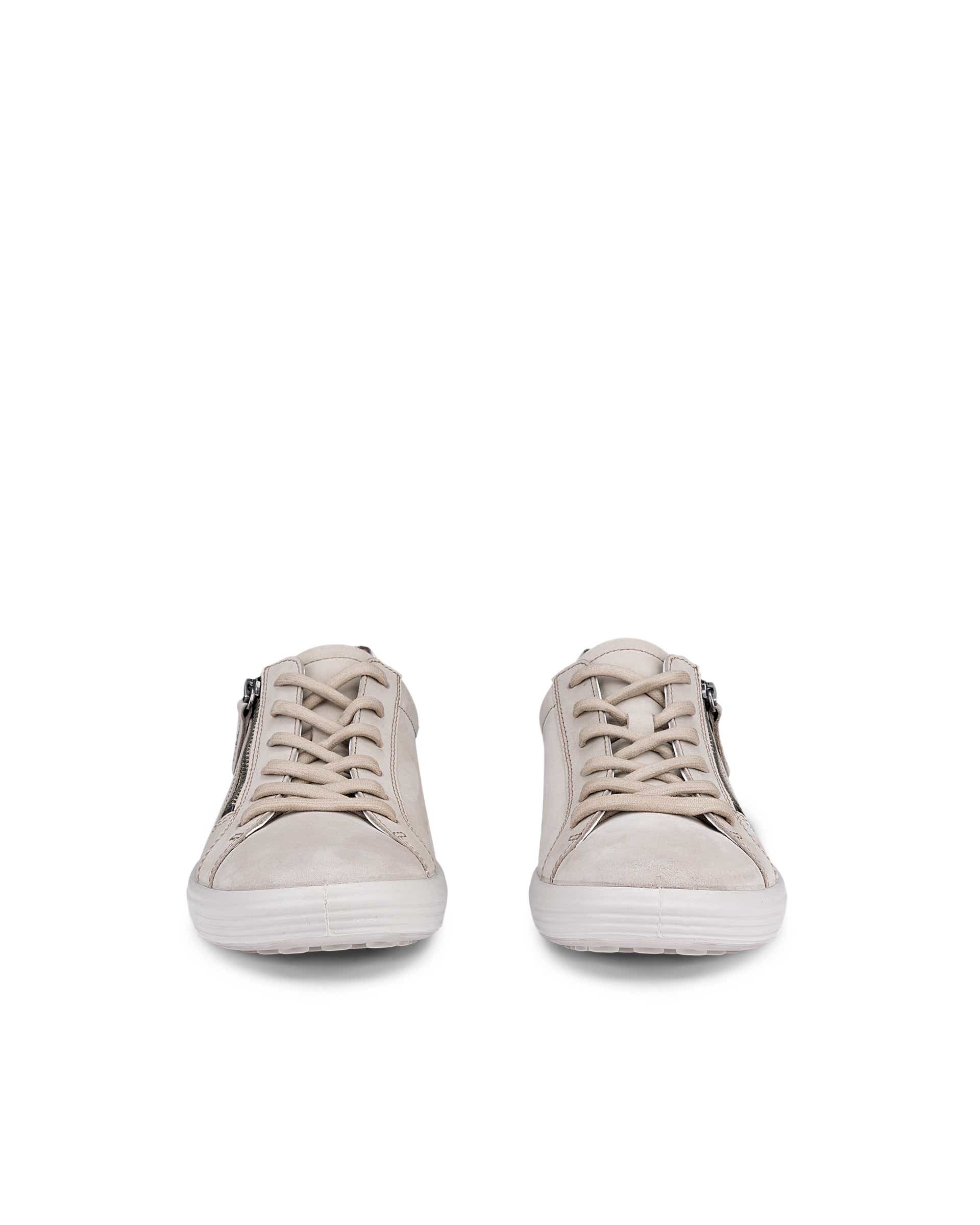 Ténis nobuck mulher ECCO® SOFT 7 - Bege - Front pair