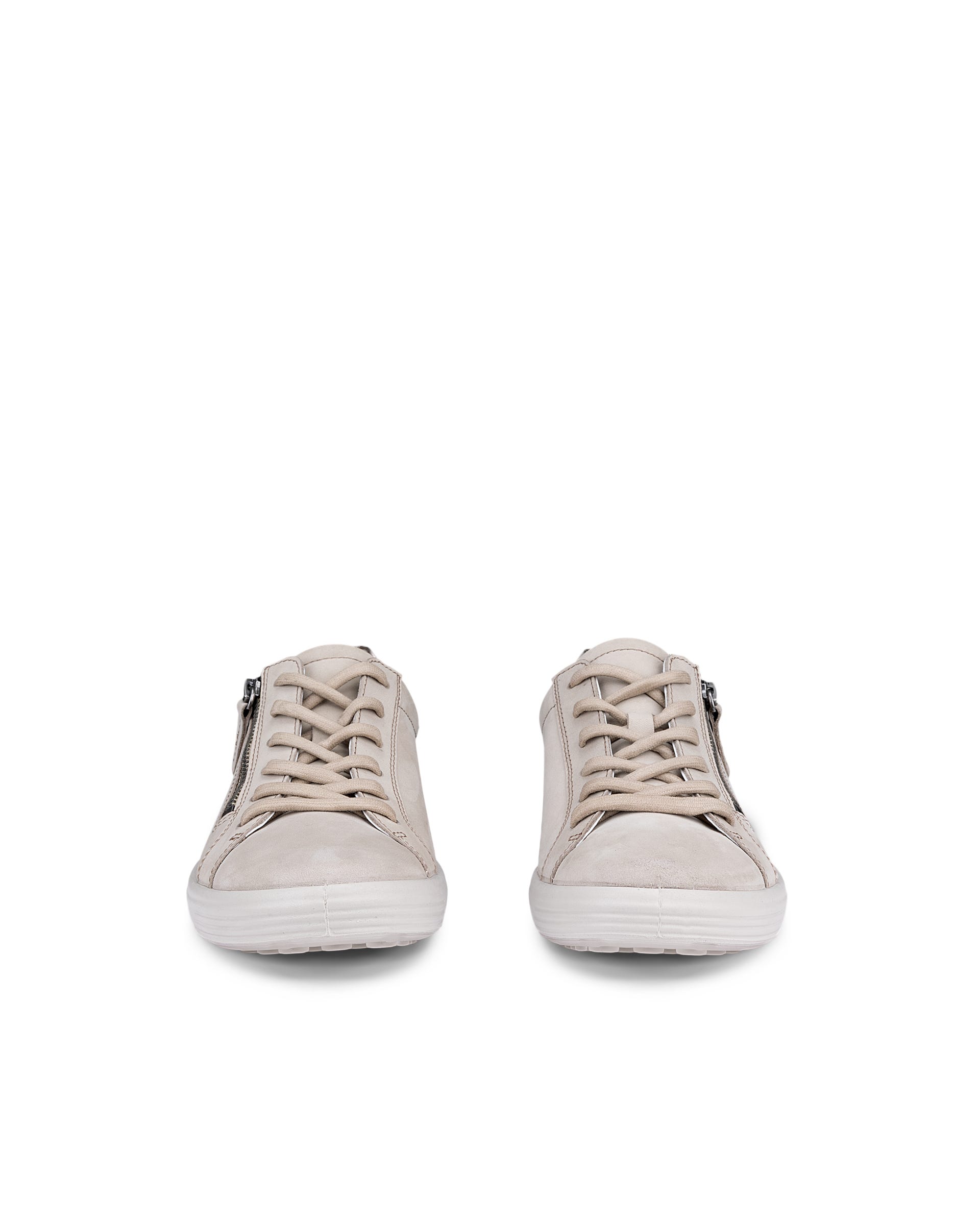 Ténis nobuck mulher ECCO® SOFT 7 - Bege - Front pair