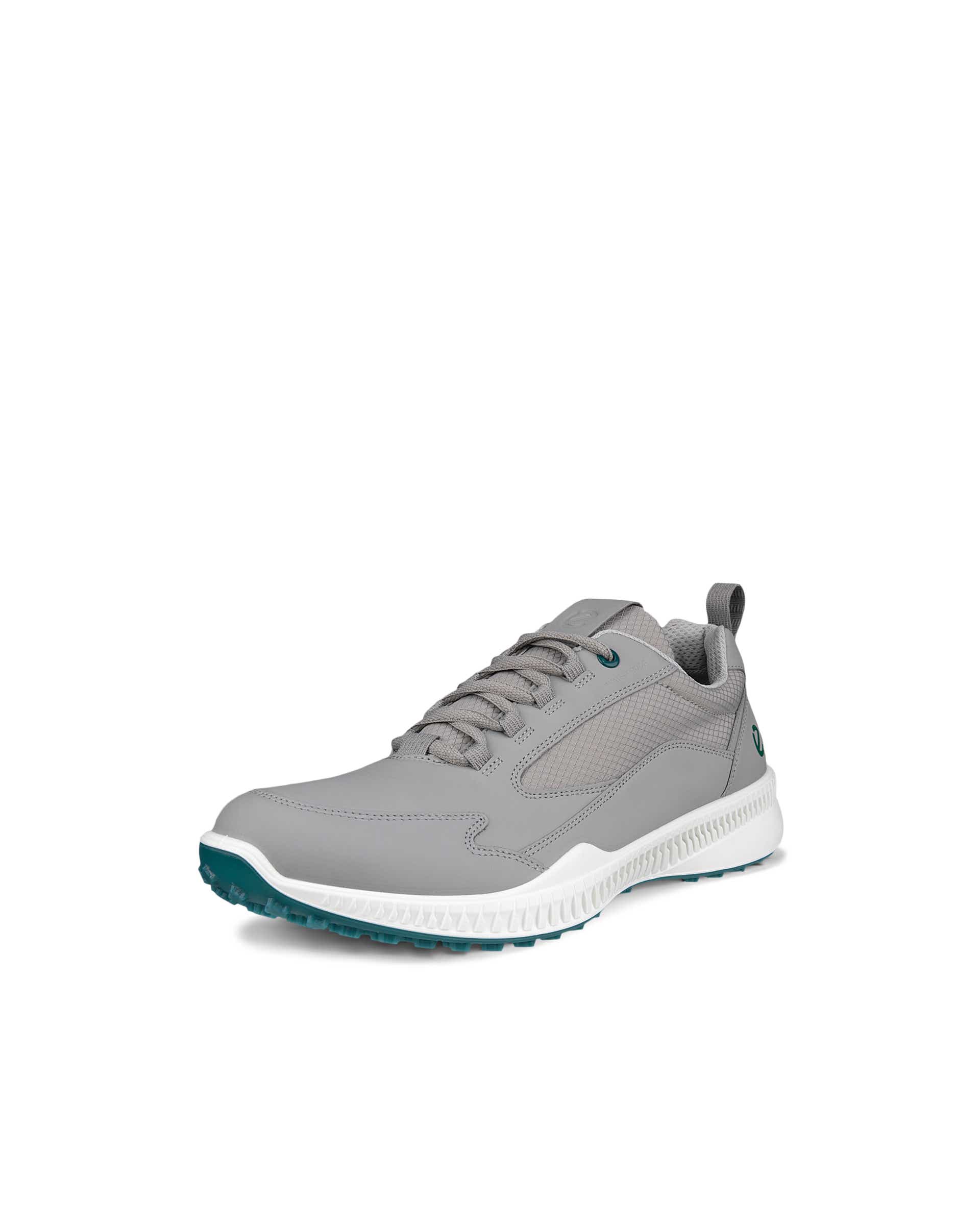 Men's ECCO® Golf S-Hybrid Leather Waterproof Golf Shoe - Grey - Main