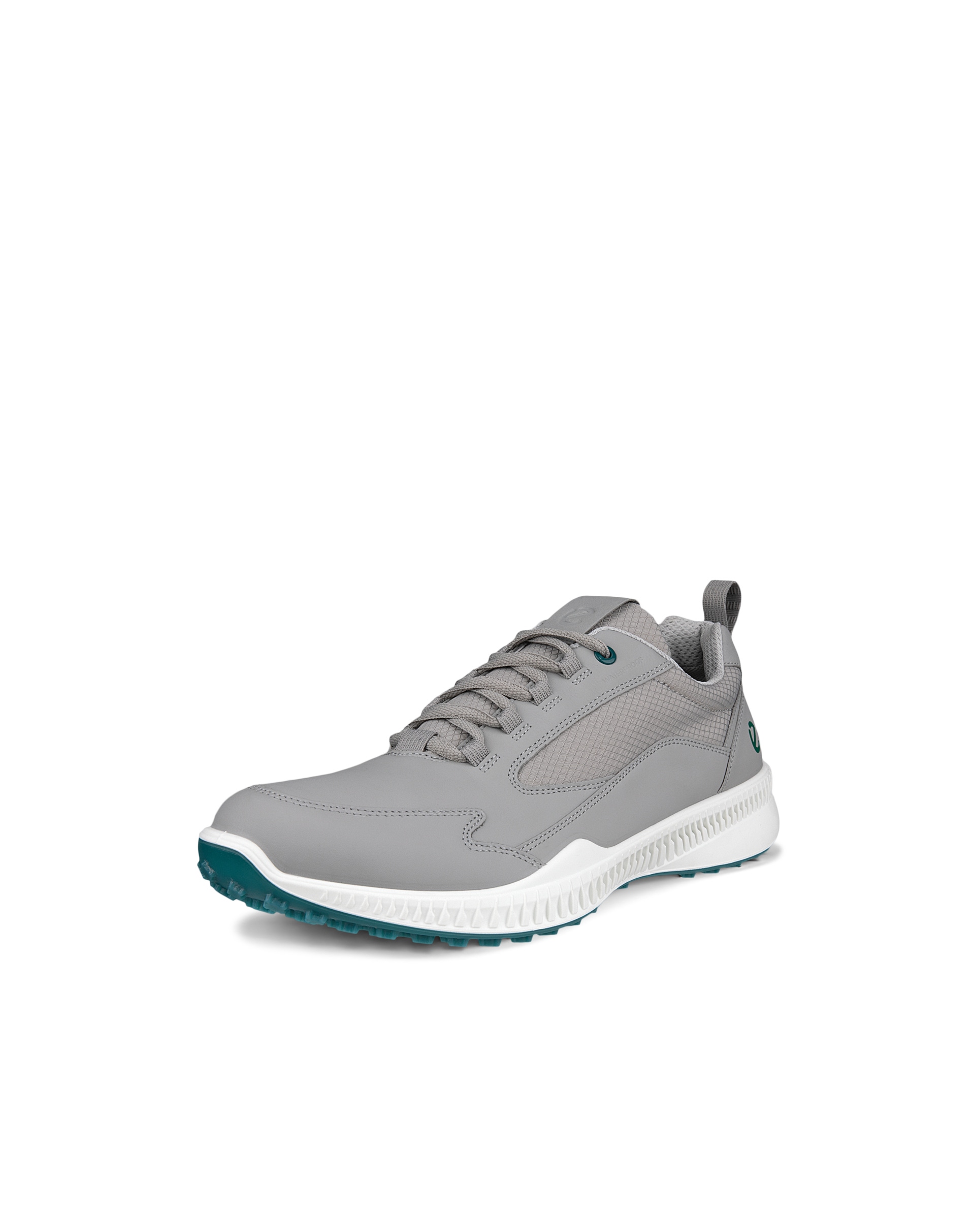 Men's ECCO® Golf S-Hybrid Leather Waterproof Golf Shoe - Grey - Main