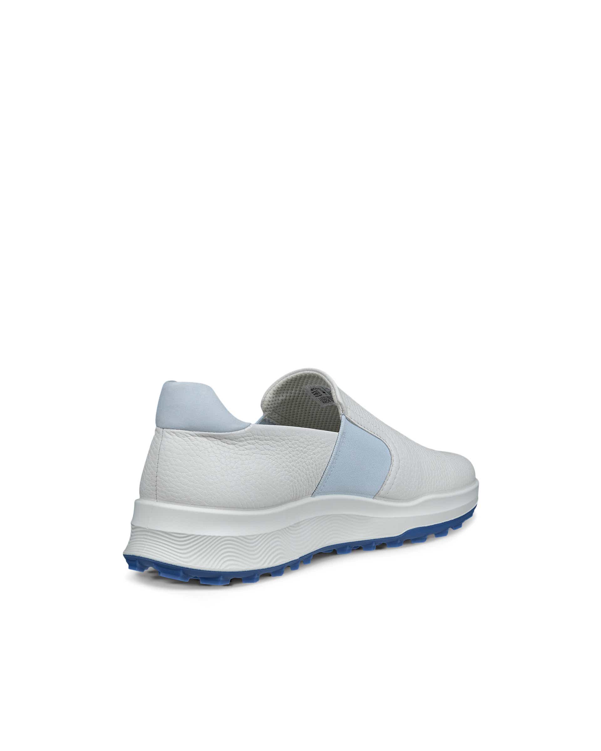 Women's ECCO® Golf Street Vibe Leather Golf Shoe - White - Back
