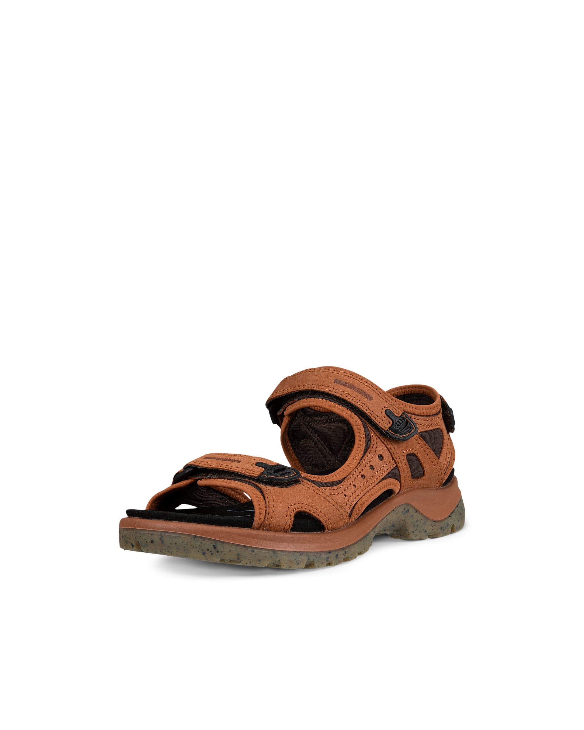 ECCO Offroad ウィメンズ ヌバックハイキングサンダル - ブラウン - Main