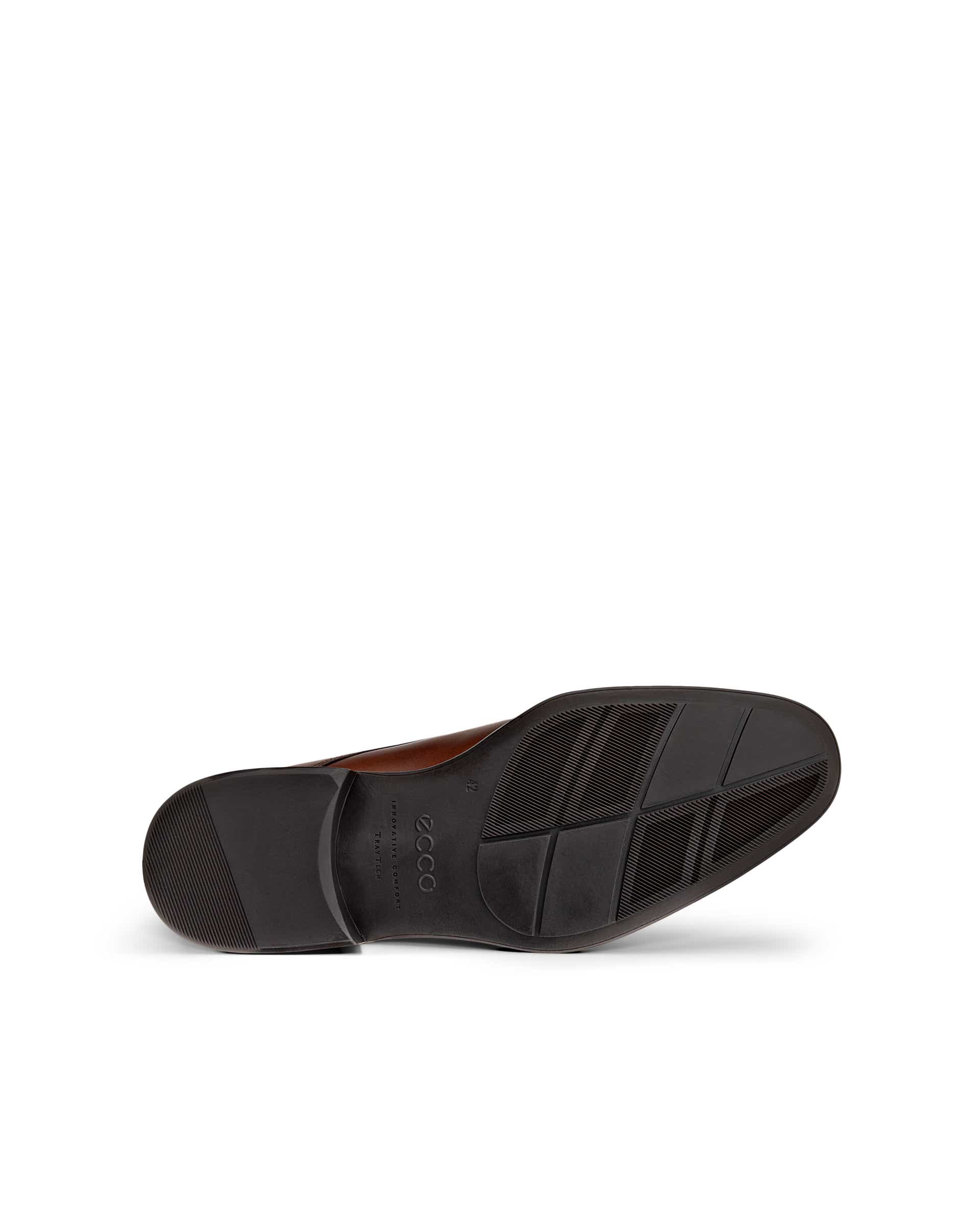 ECCO® Citytray derbies cuir pour homme - Brun - Sole