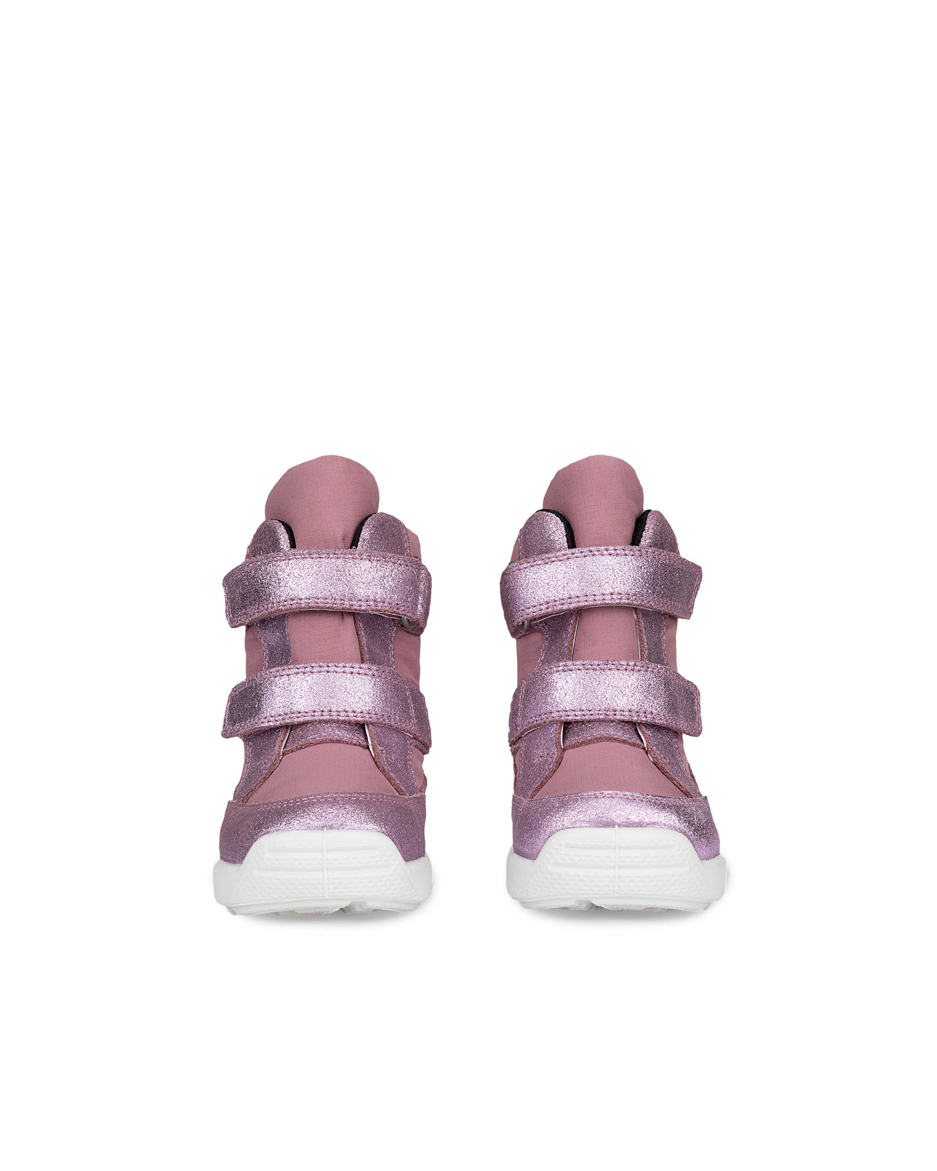 ECCO® URBAN MINI Halvhög mockakänga med Gore-Tex barn - Rosa - Front pair