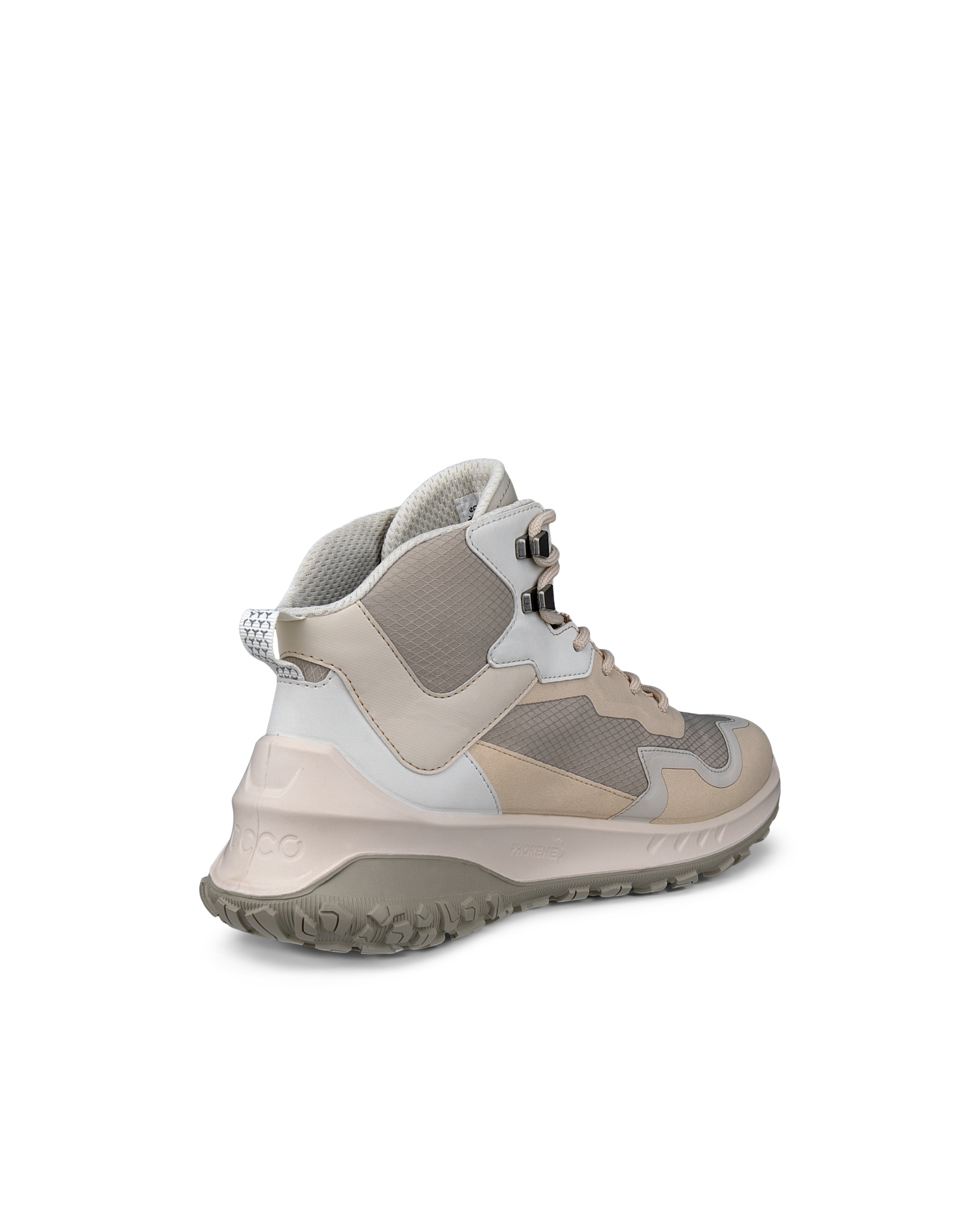 Botas com atacadores mulher ECCO® ULT-TRN - Bege - Back