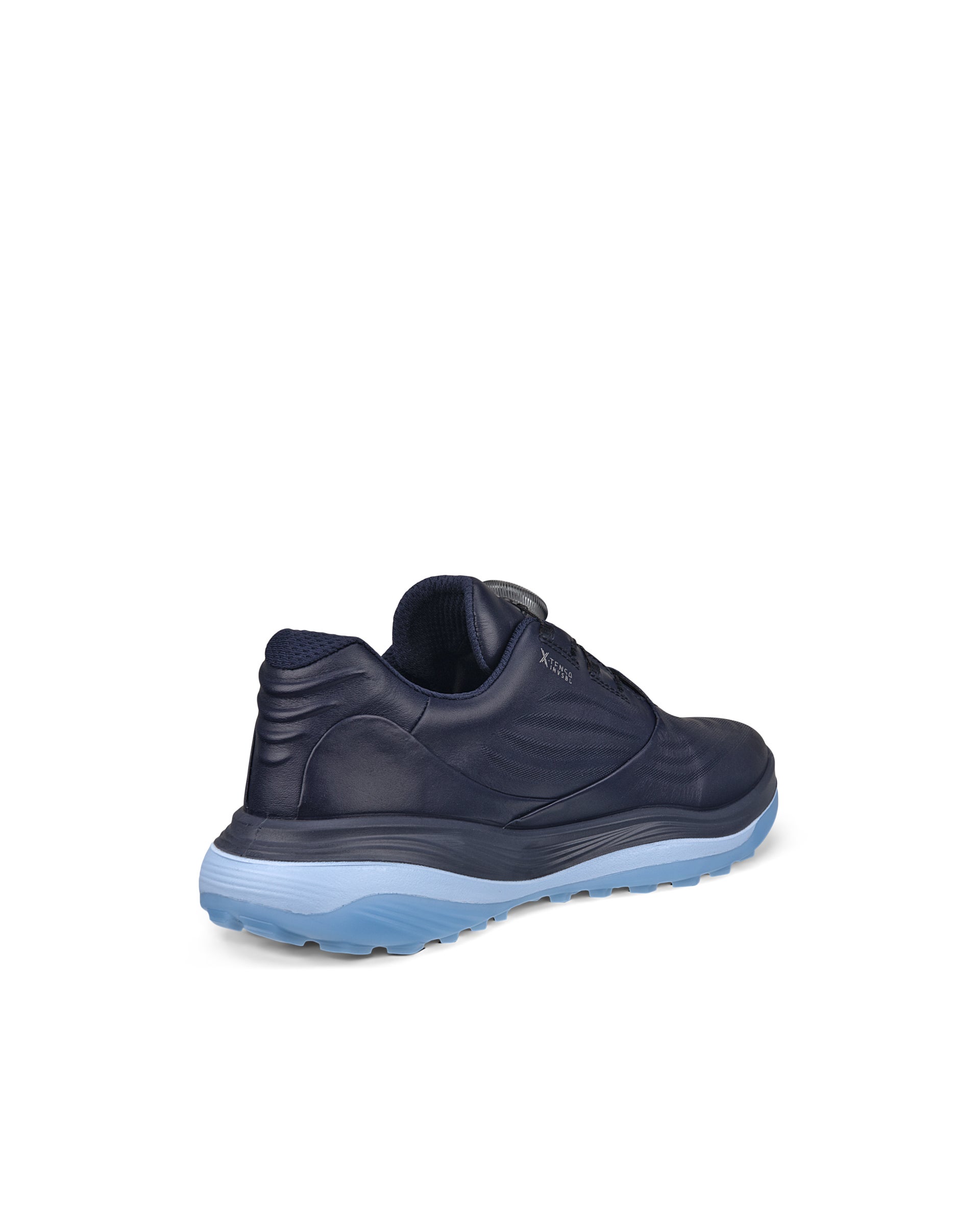 Ženski vodoodporni usnjeni čevlji za golf ECCO® Golf LT1 - Modra - Back