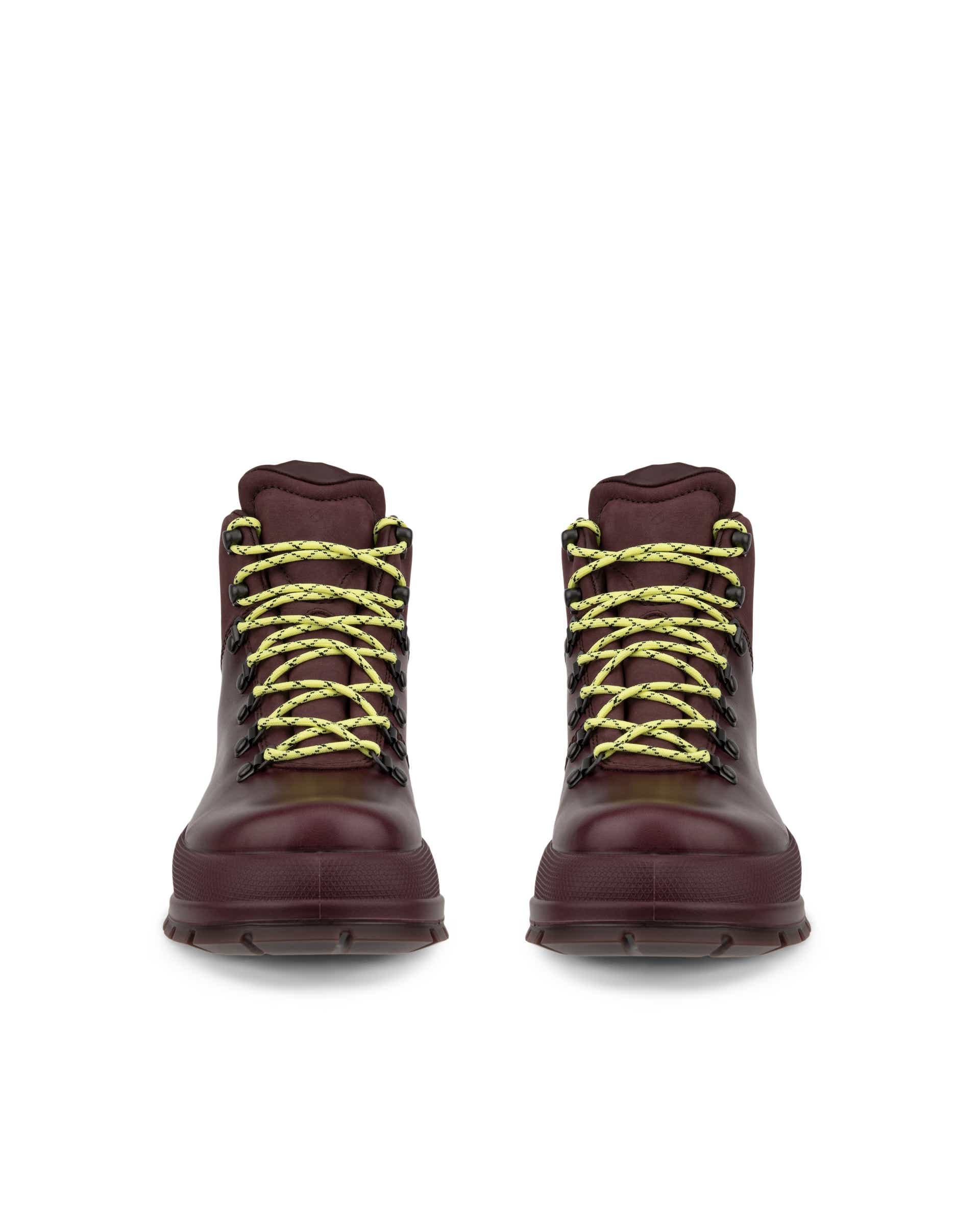 ECCO® Track 30 bottes de pluie en cuir à lacet pour femme - Violet - Front pair