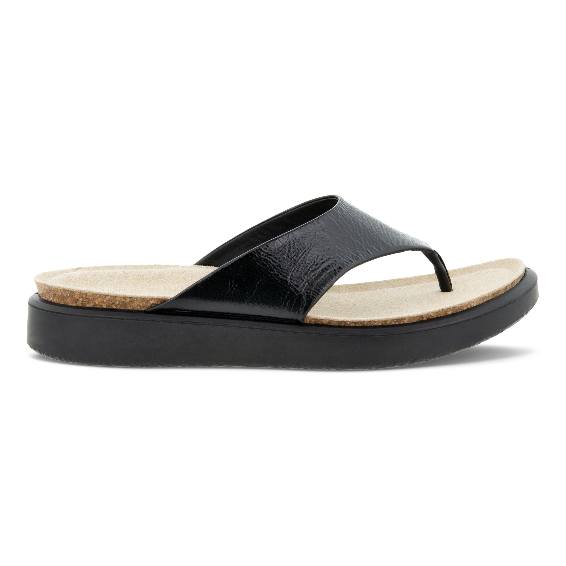 ECCO CORKSPHERE SANDAL W Thong - Black - Outside