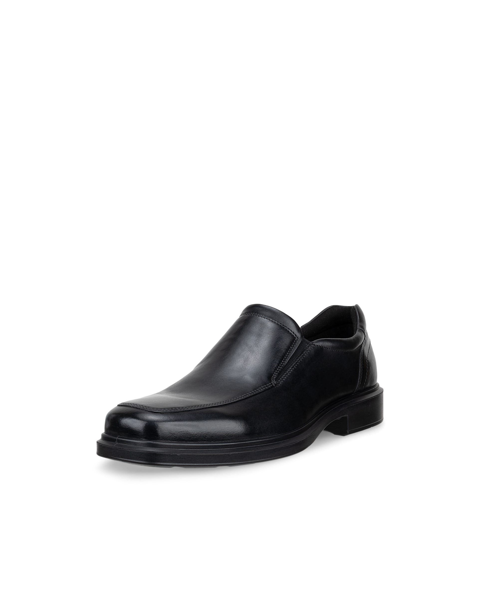 Men's ECCO® Helsinki 2 Leather Slip-On Dress Shoe - Black - Main