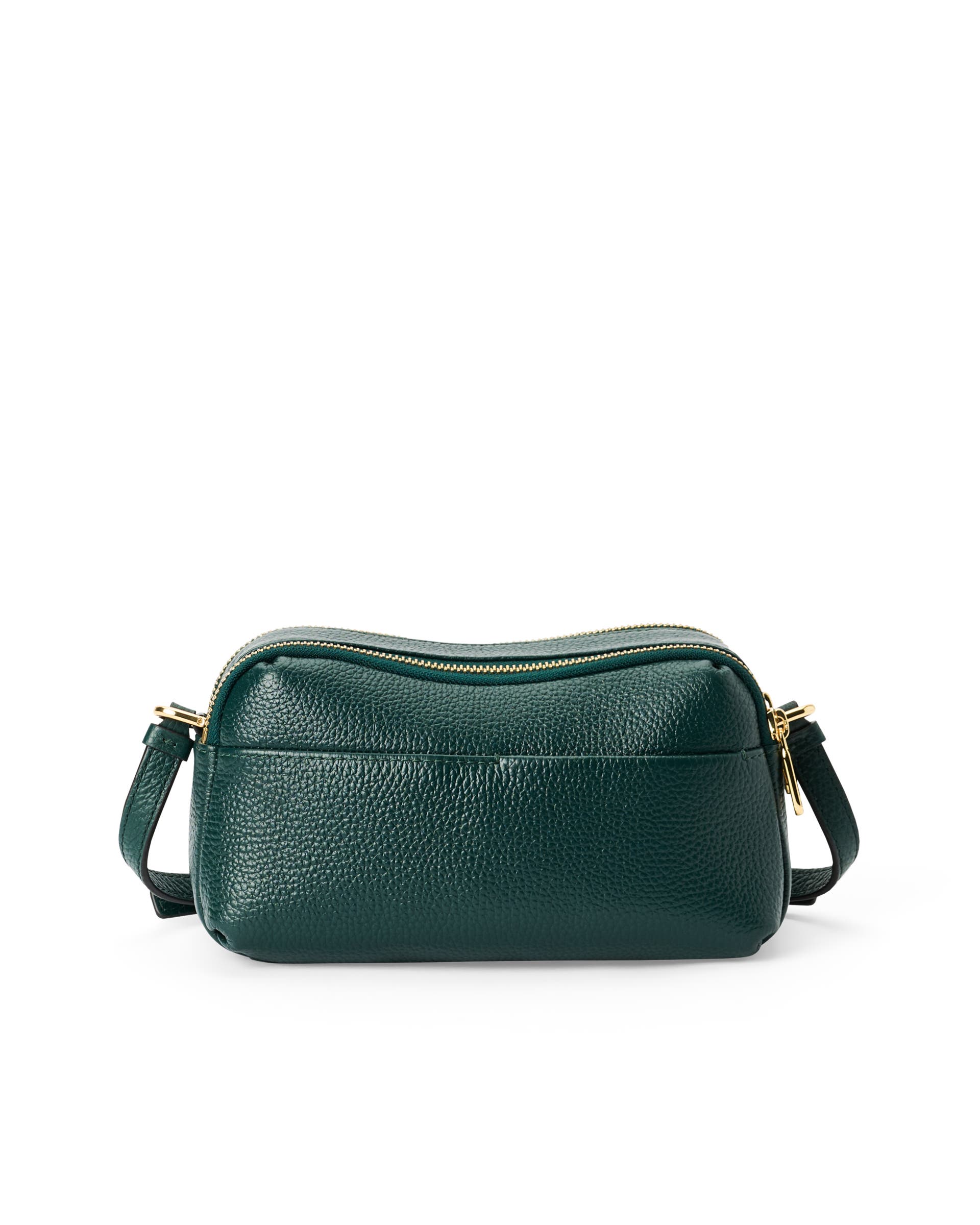 ECCO® Leather Curve Camera Bag - Green - Back