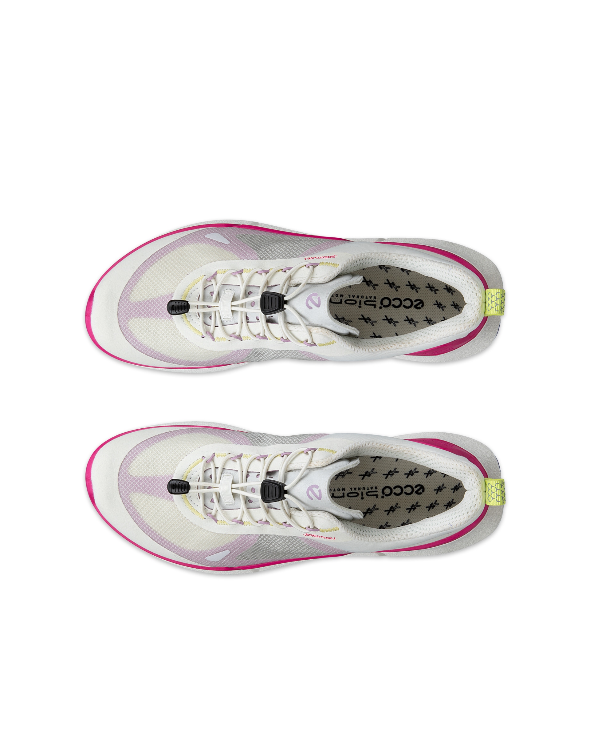 ECCO® BIOM 2.2 baskets en toile pour femme - Blanc - Top left pair