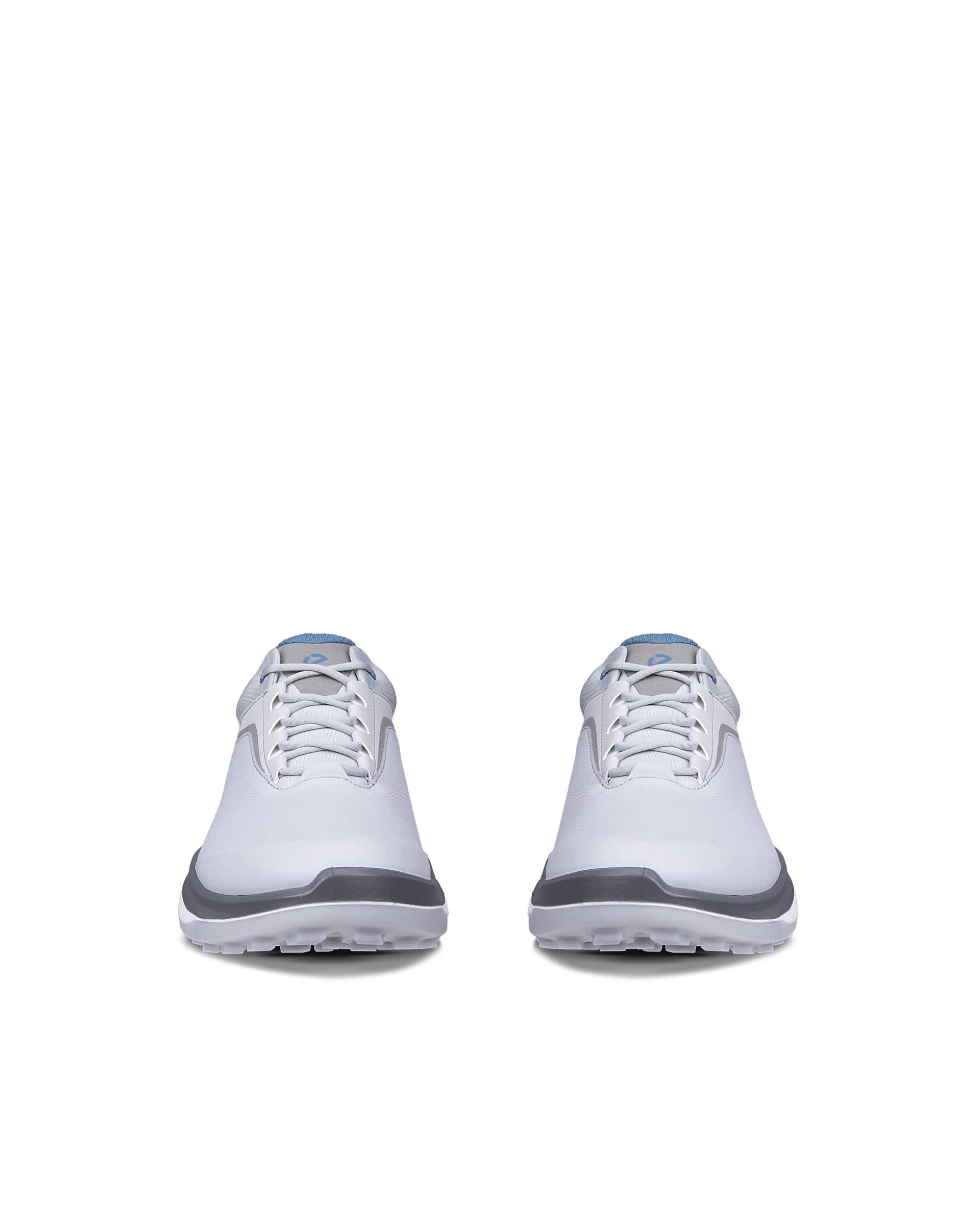 Men's ECCO® Golf LT1 Leather Waterproof Golf Shoe - Gray - Front pair
