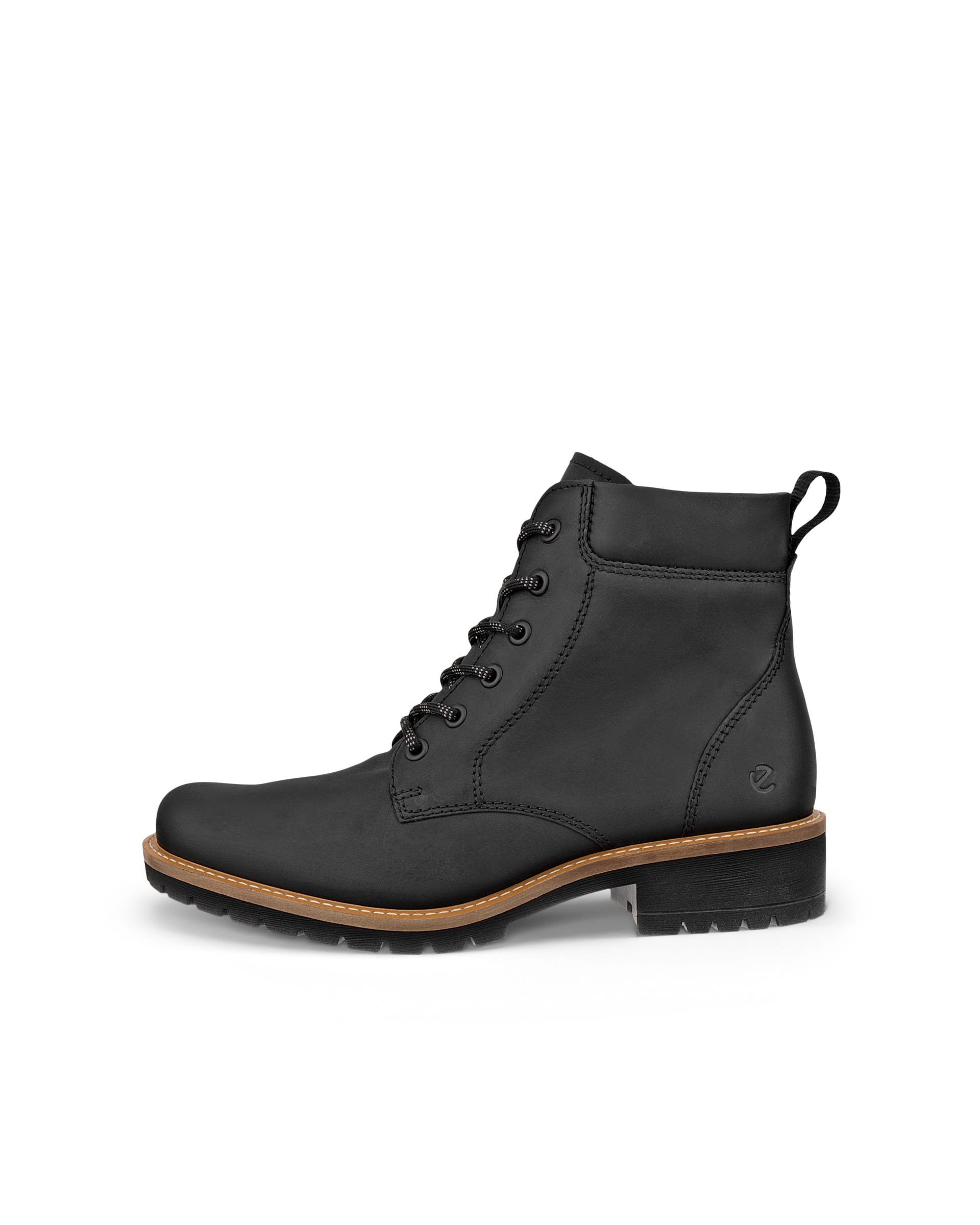 ECCO® ELAINA Damen Schnürstiefelette - Schwarz - Outside