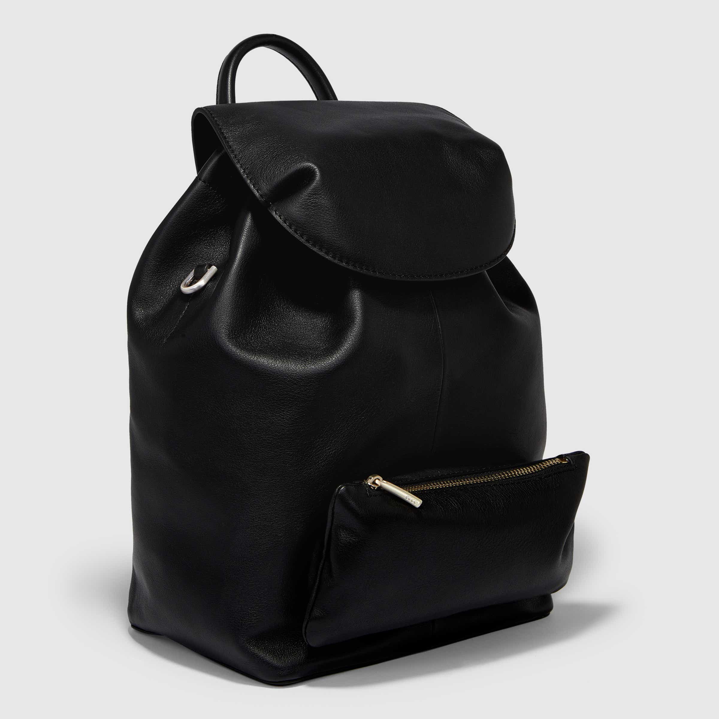 ECCO® Pillow Leather Backpack - Black - Main