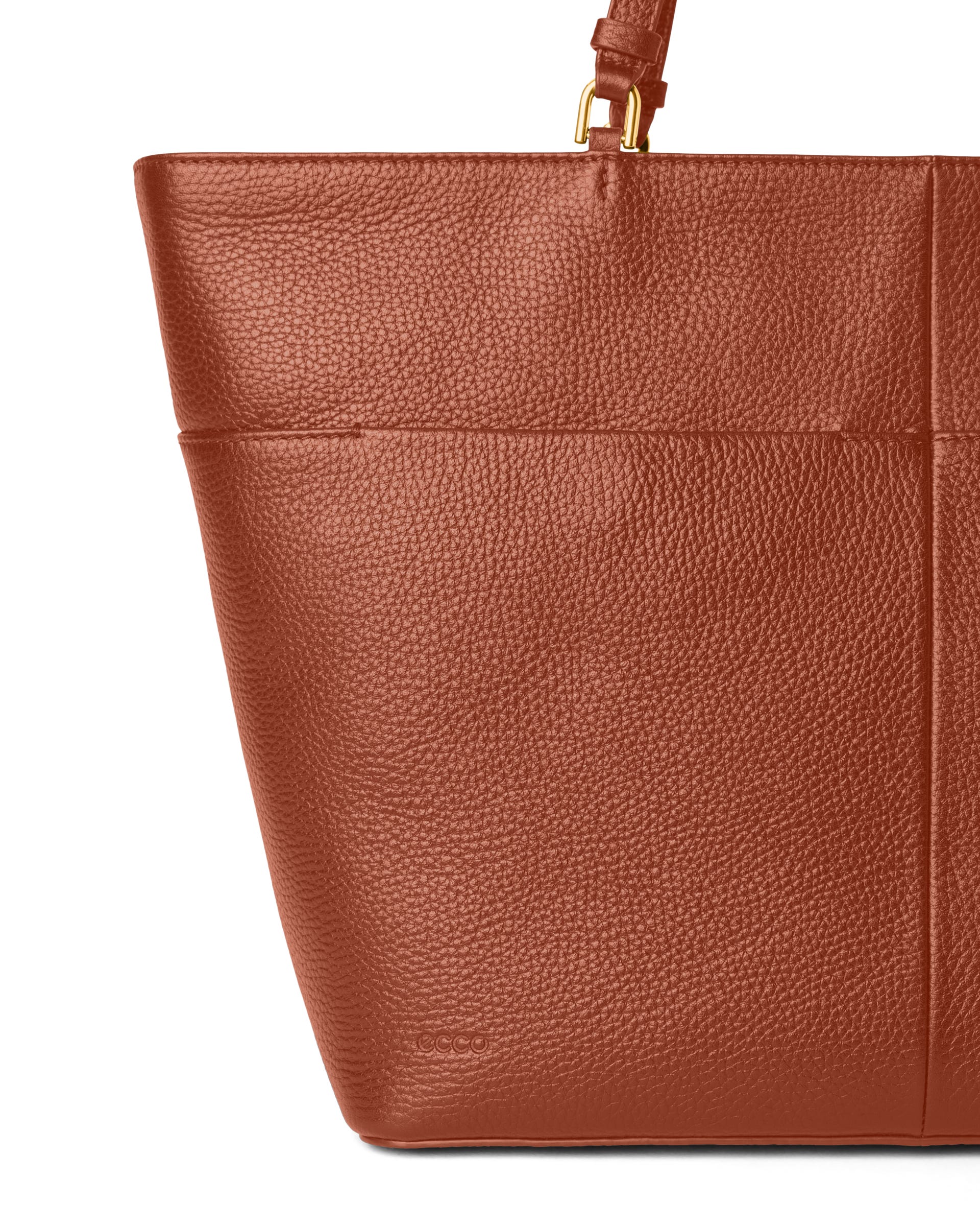 ECCO® ESSENTIAL TOTE EW dame tote bag skinn - Brun - Detail-1