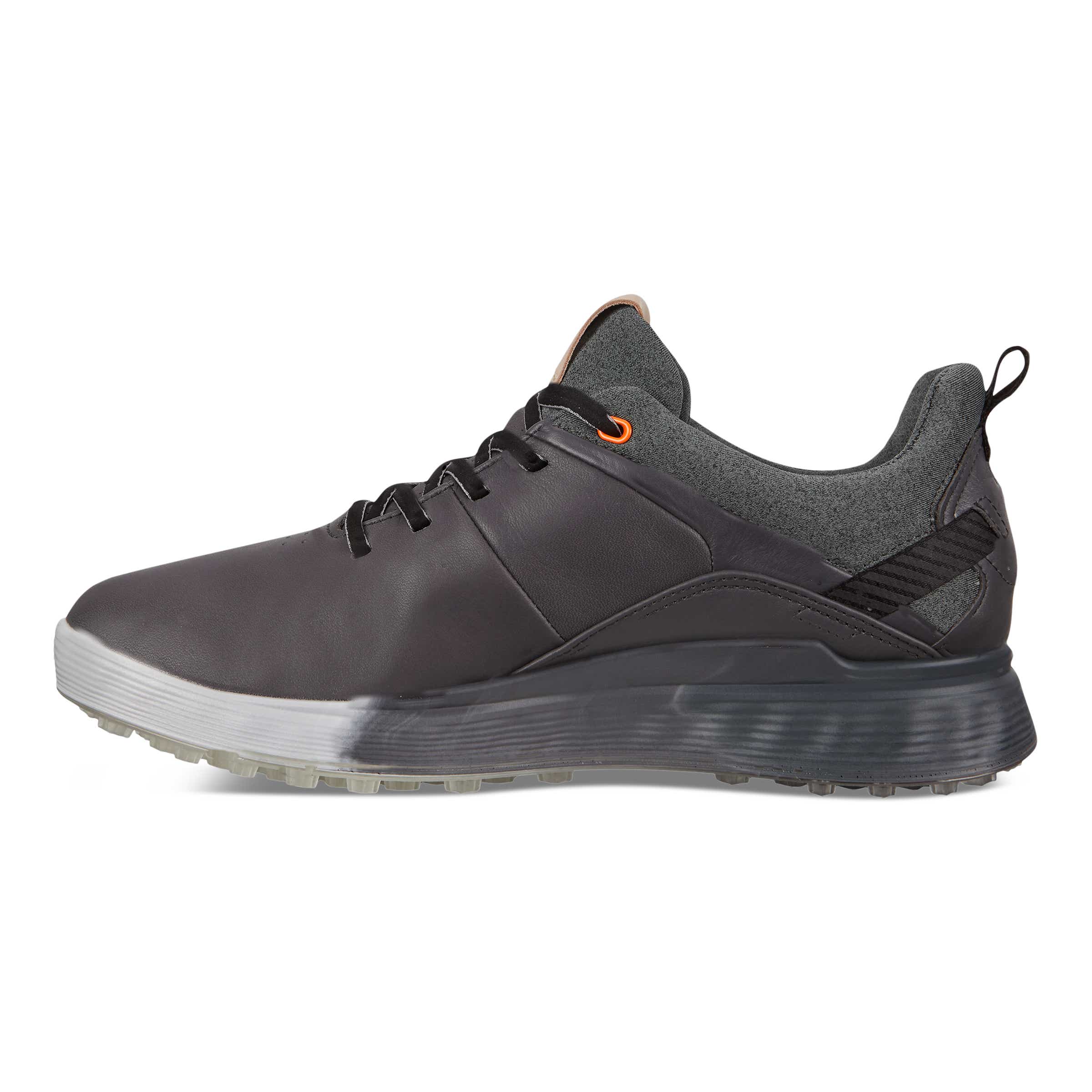 Men's ECCO® Golf S-Three Leather Gore-Tex Shoe - Grey - Inside