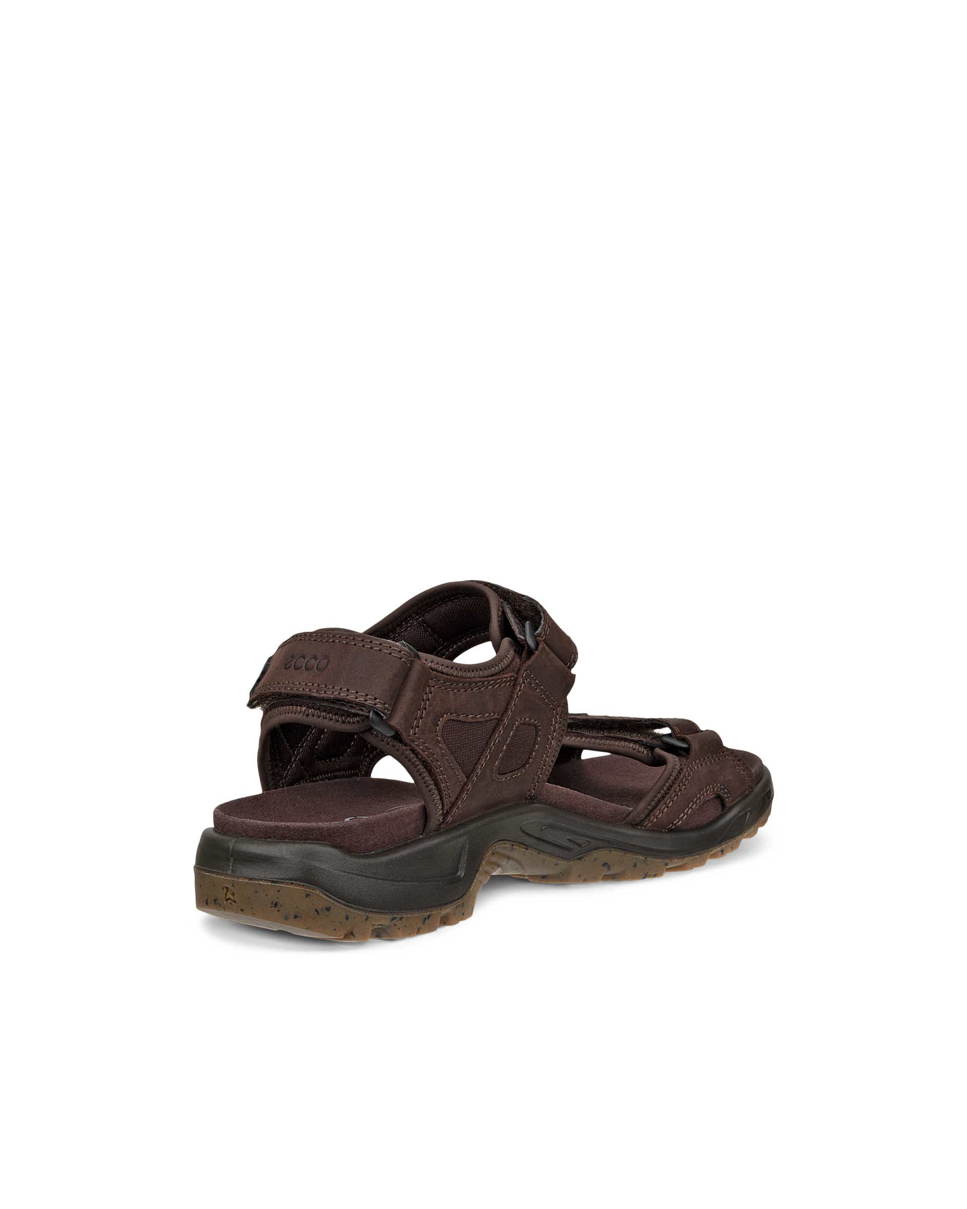 Męskie nubukowe sandały outdoor ECCO® Offroad - Brązowy - Back