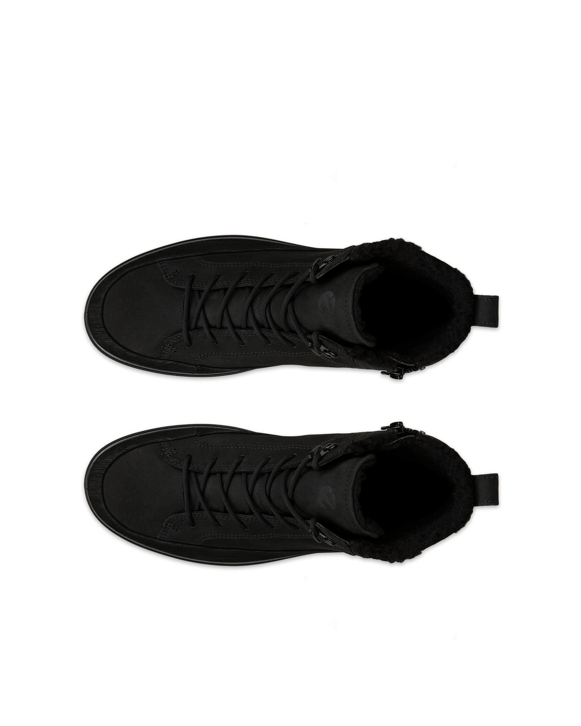 ECCO® Soft 7 Tred mellemhøj Gore-Tex støvle i læder til herrer - Sort - Top left pair