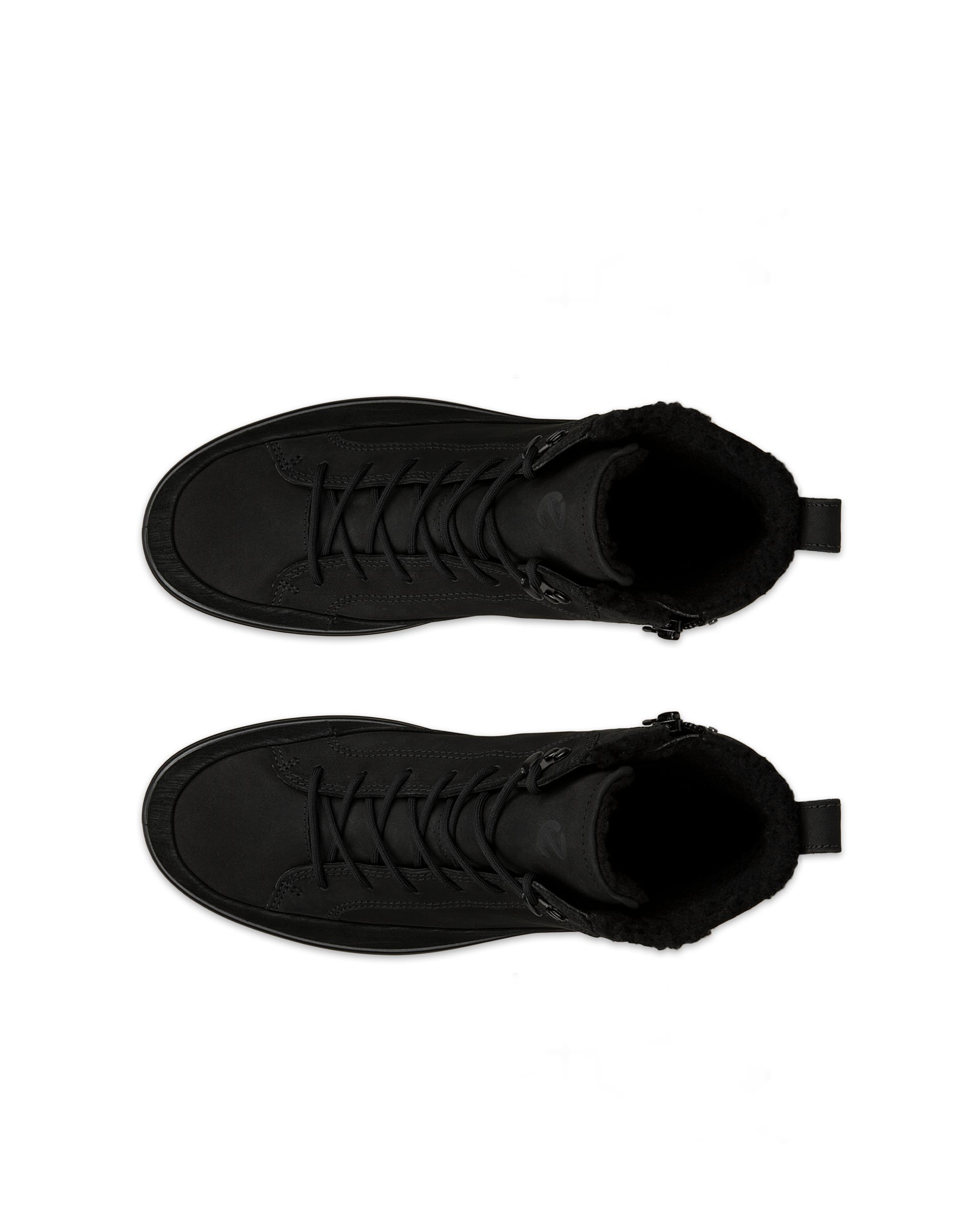 ECCO® Soft 7 Tred mellemhøj Gore-Tex støvle i læder til herrer - Sort - Top left pair