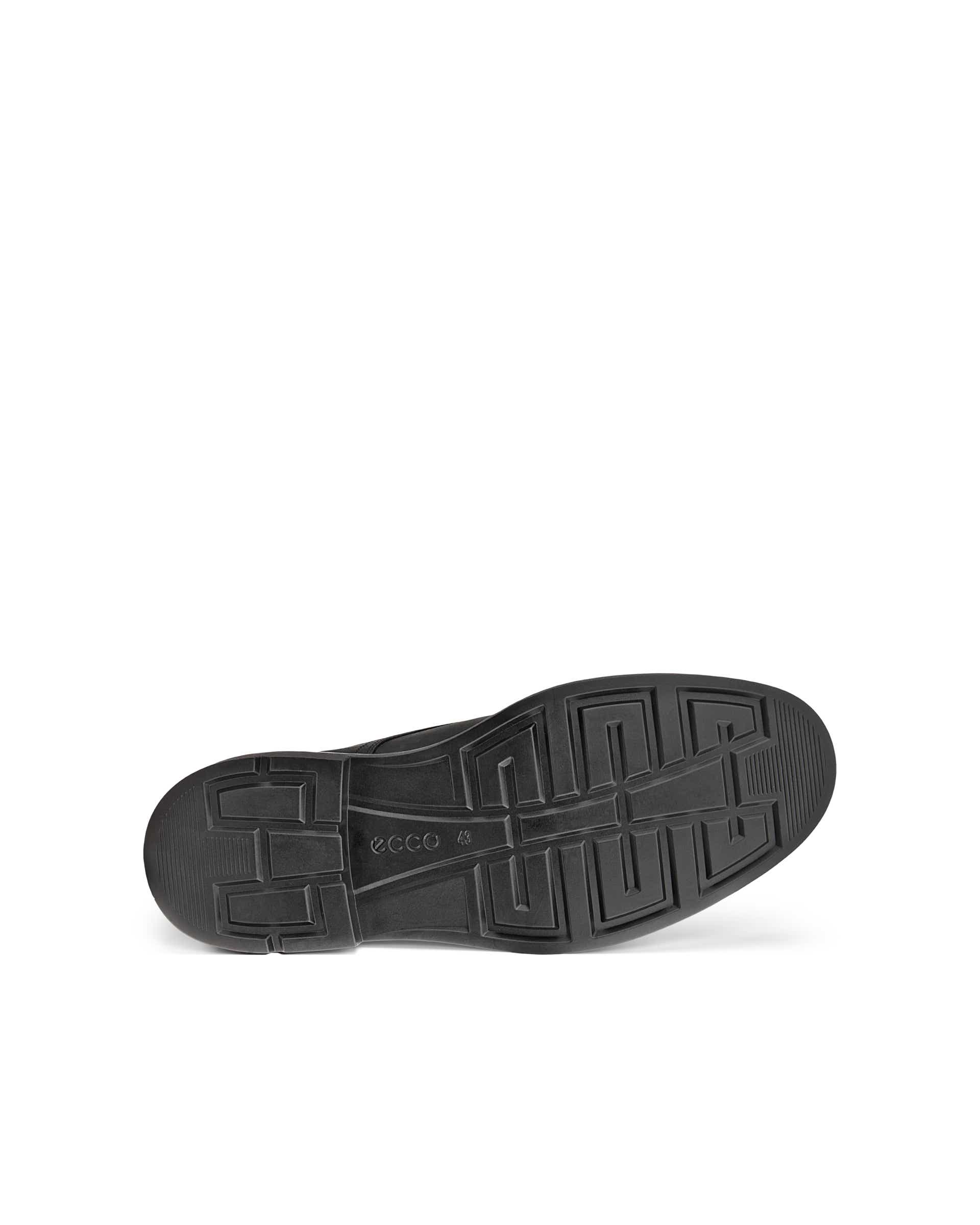 Men's ECCO® Metropole London Nubuck Chukka Boot - Black - Sole