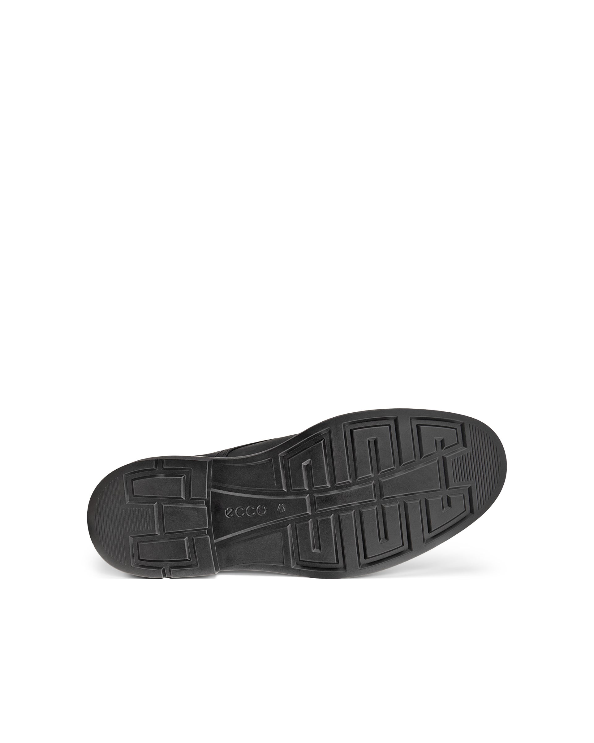 Men's ECCO® Metropole London Nubuck Chukka Boot - Black - Sole