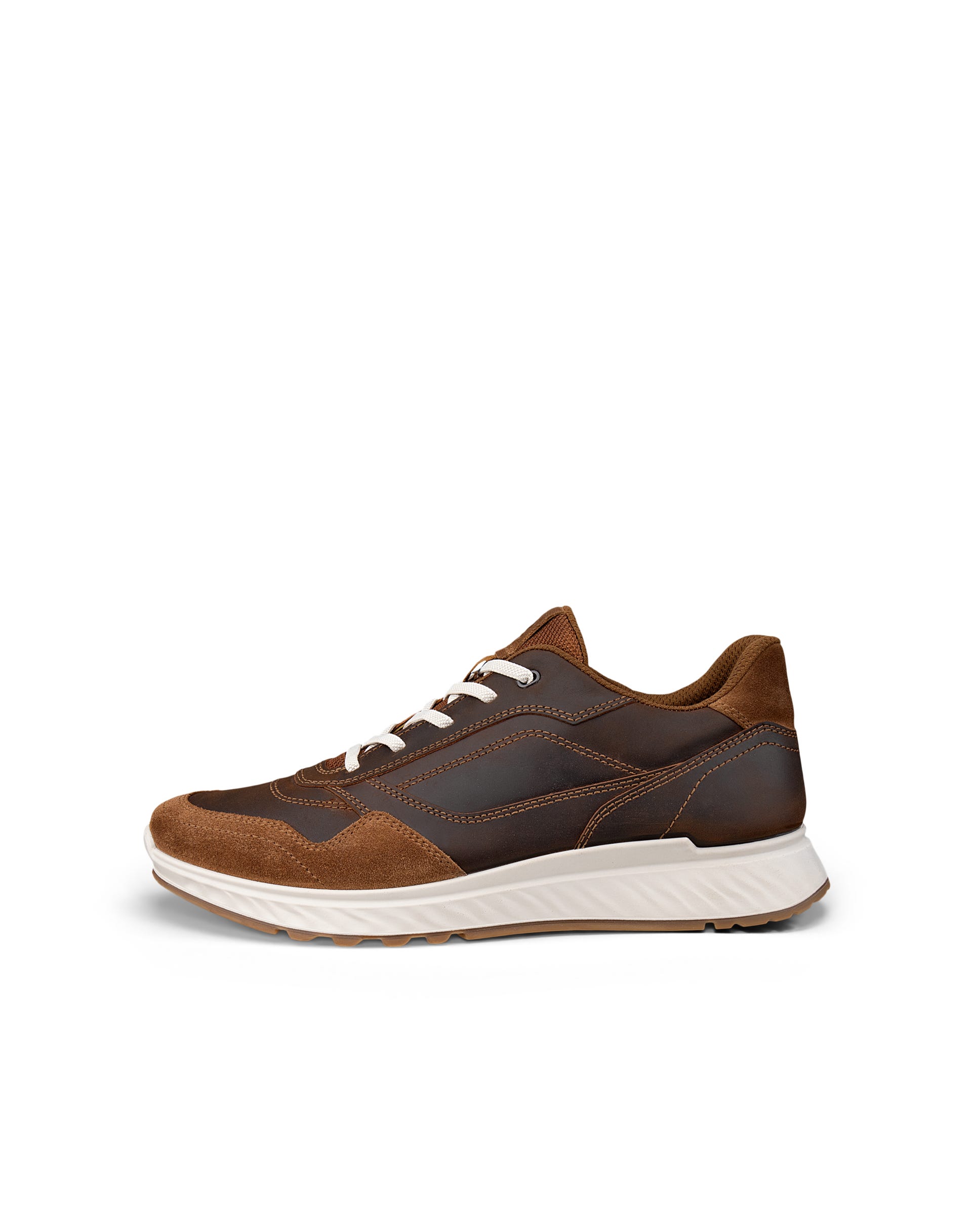 ECCO® EXOSTRIDE Herren Sneaker aus Nubukleder - Braun - Outside