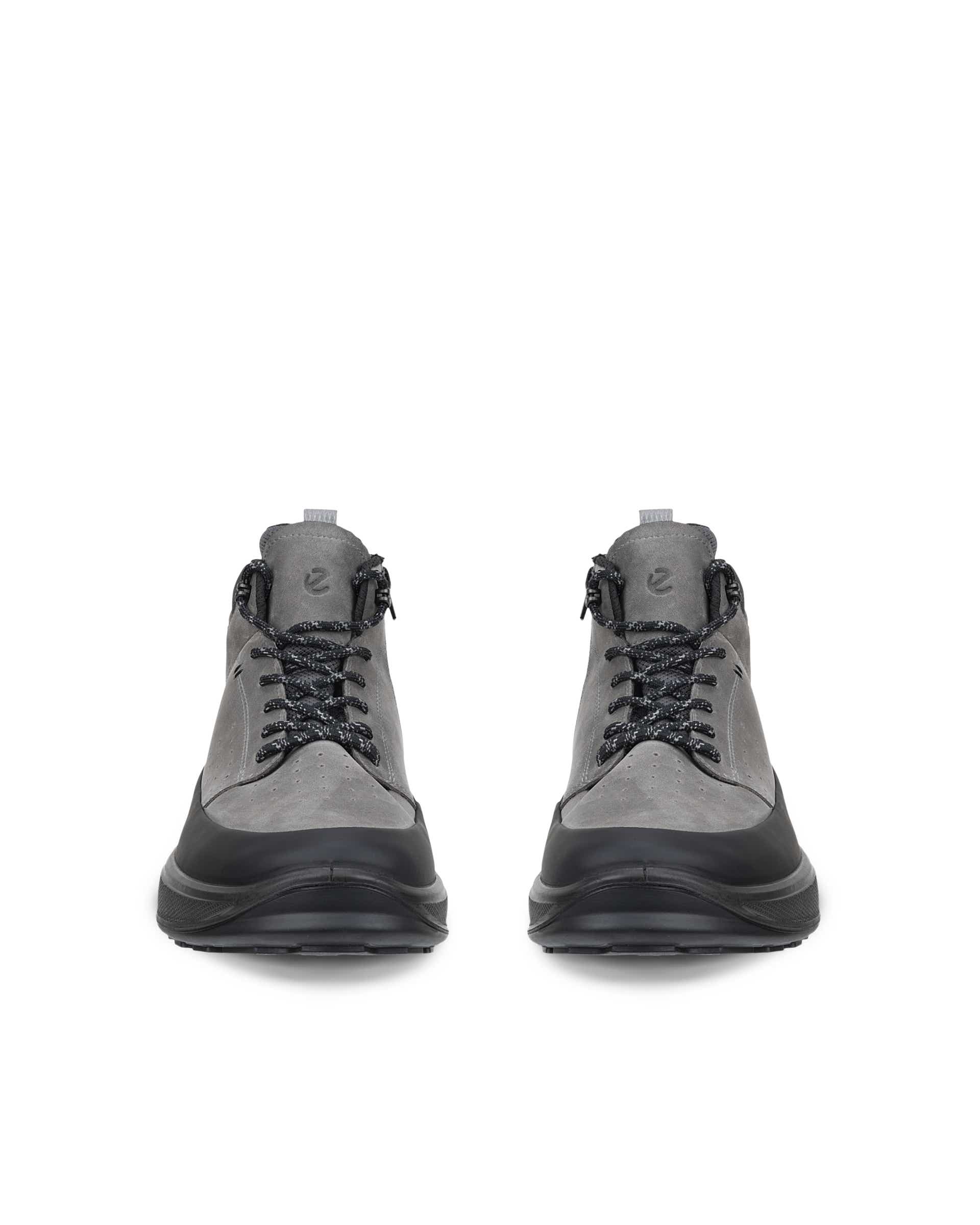 Men's ECCO® Byway 2.0 Leather Waterproof Boot - Grey - Front pair