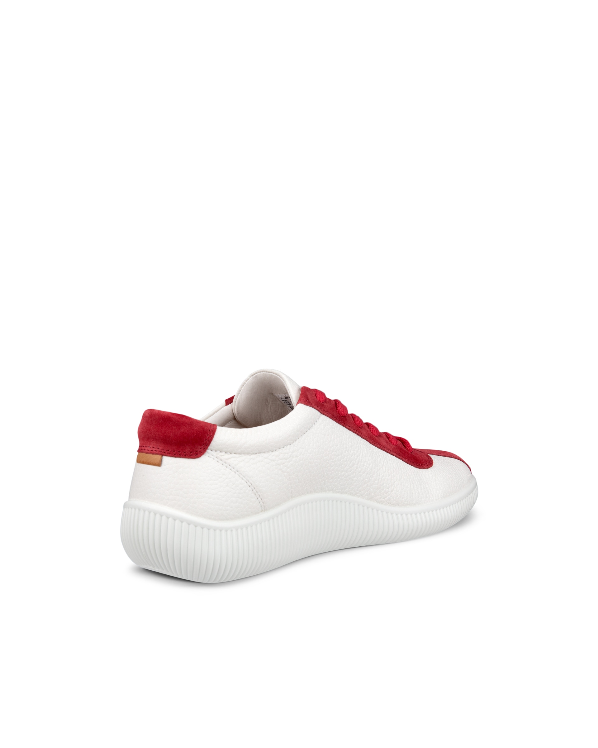 ECCO Soft Zero メンズ レザースニーカー | レッド
