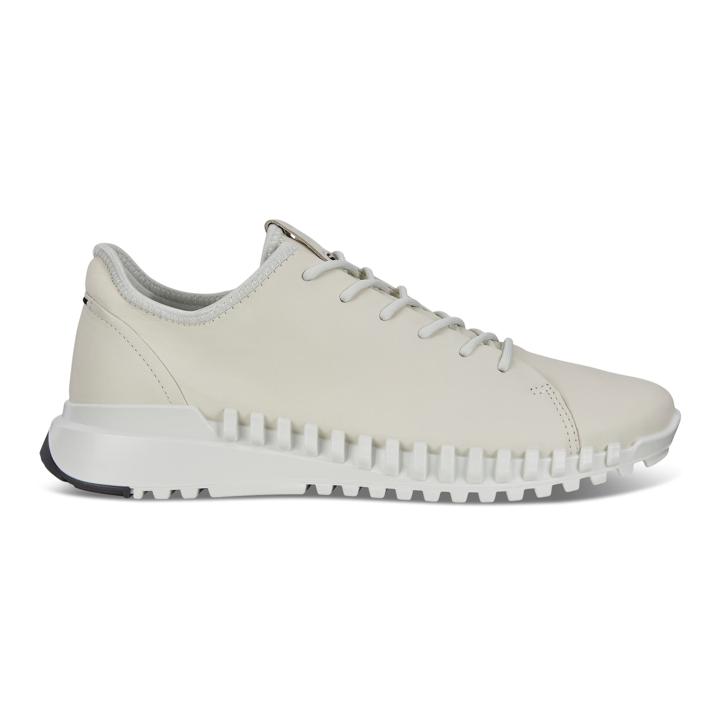 ECCO Zipflex Low メンズ レザースニーカー - ホワイト - Outside