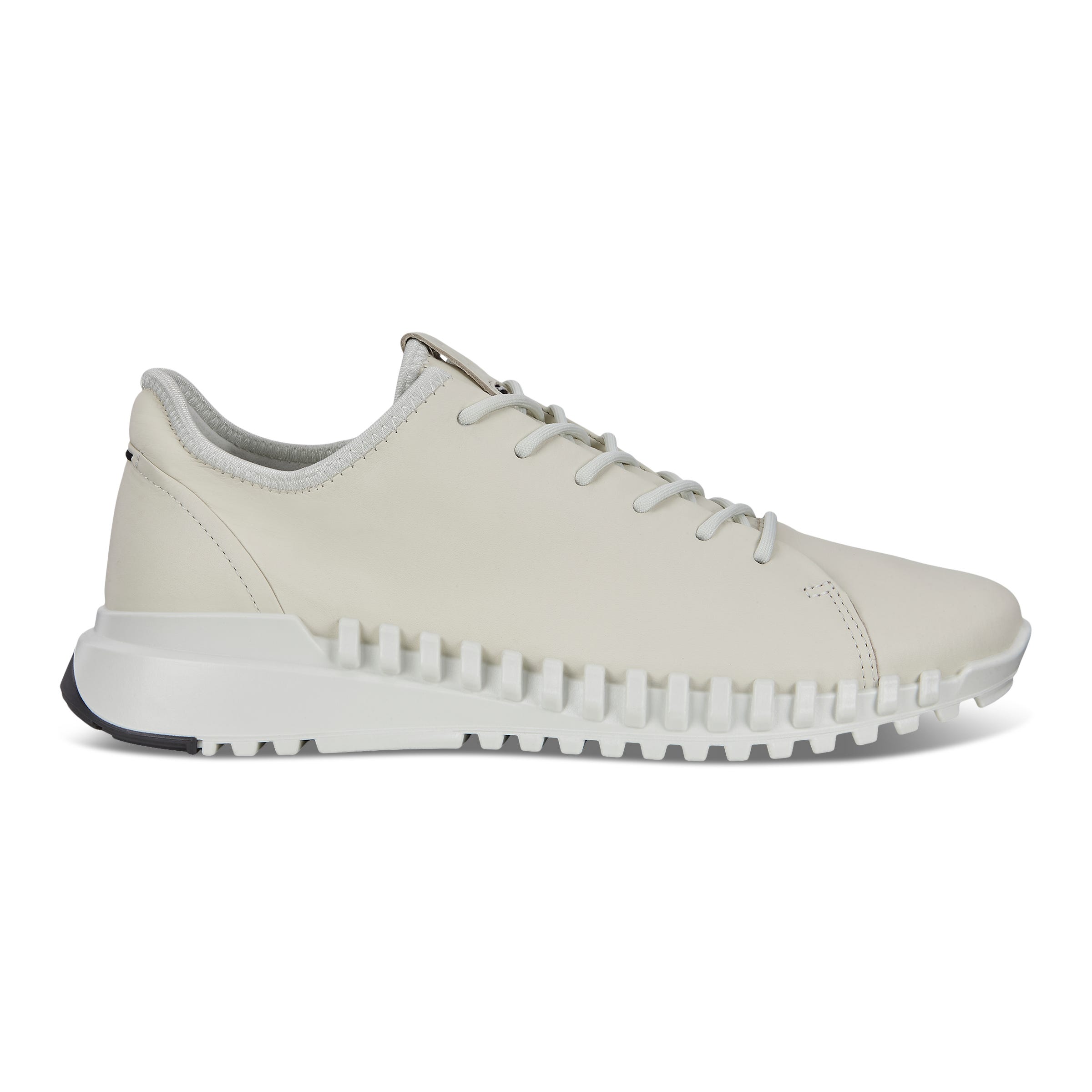 ECCO Zipflex Low メンズ レザースニーカー - ホワイト - Outside